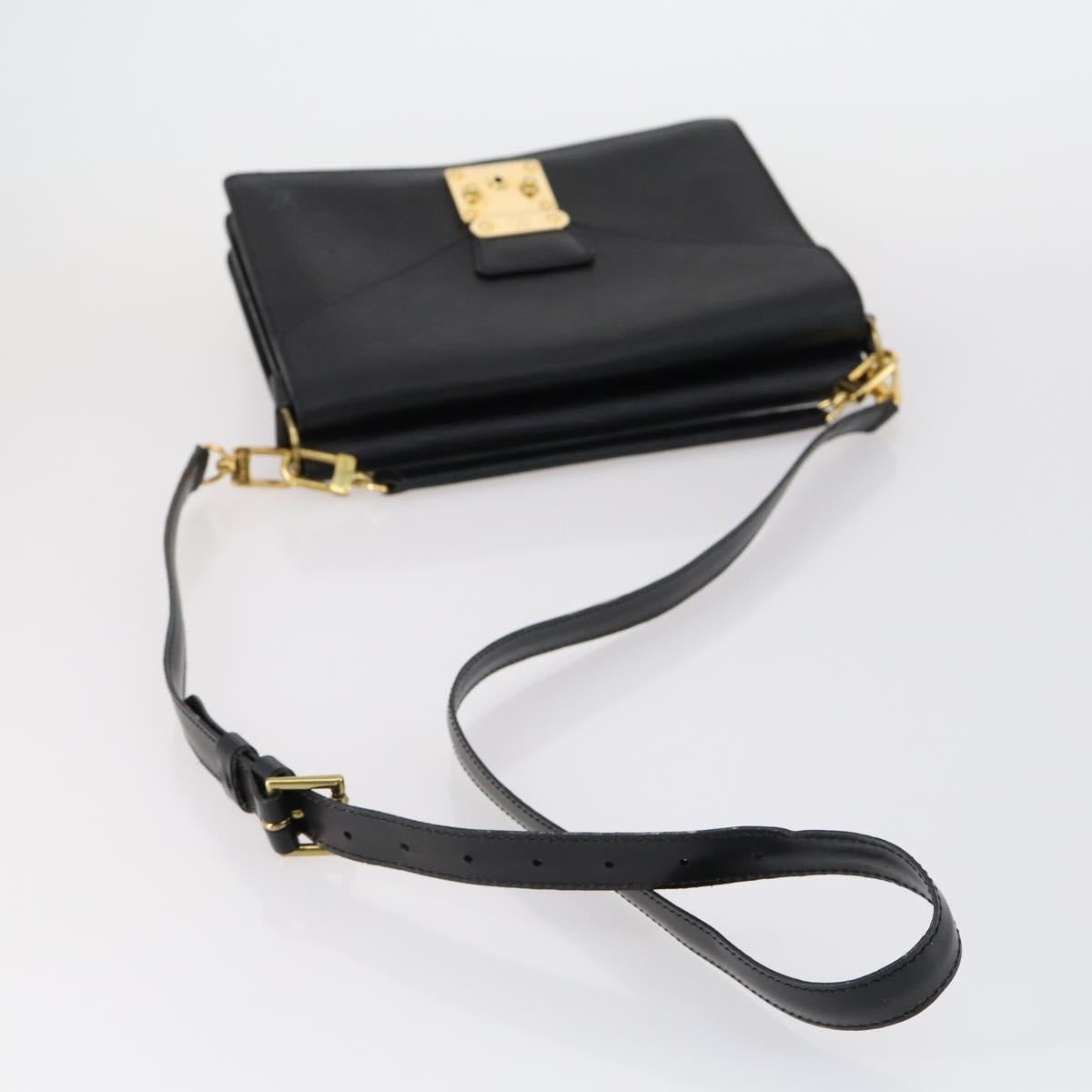 LOUIS VUITTON Epi Biface Clutch Bag Black M52322 LV Auth mr1641