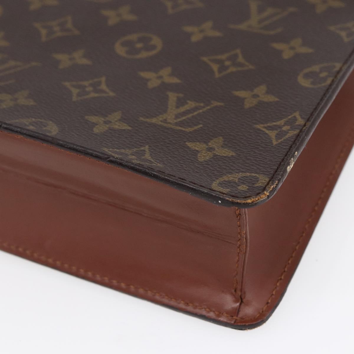 LOUIS VUITTON Monogram Pochette Homme Clutch Bag M51795 LV Auth mr1653