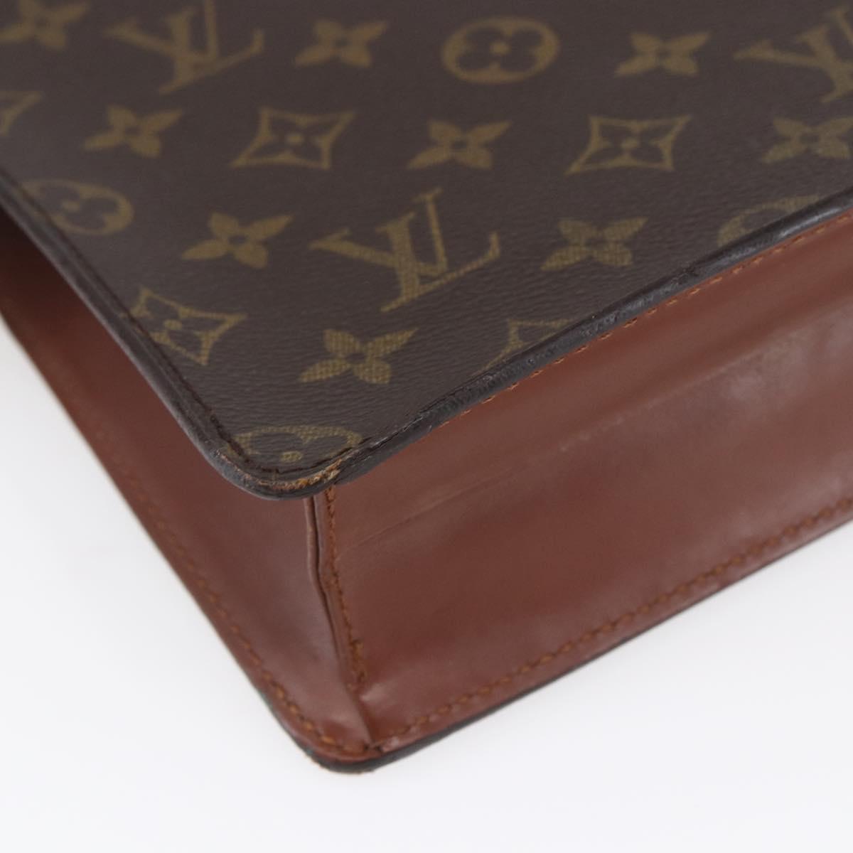LOUIS VUITTON Monogram Pochette Homme Clutch Bag M51795 LV Auth mr1653