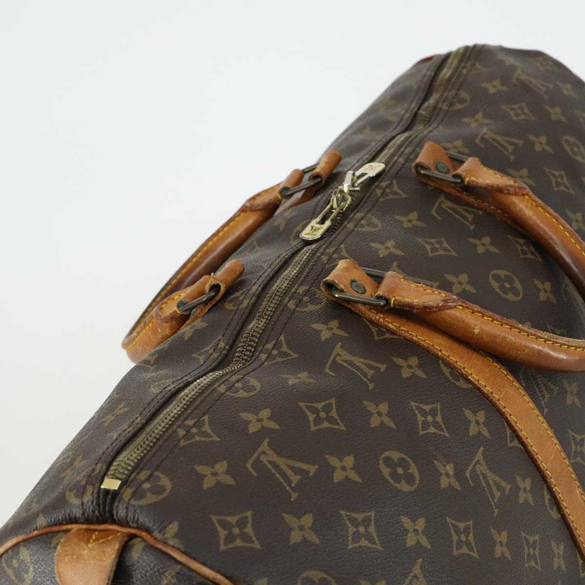 LOUIS VUITTON Monogram Keepall 50 Boston Bag M41426 LV Auth mr1654