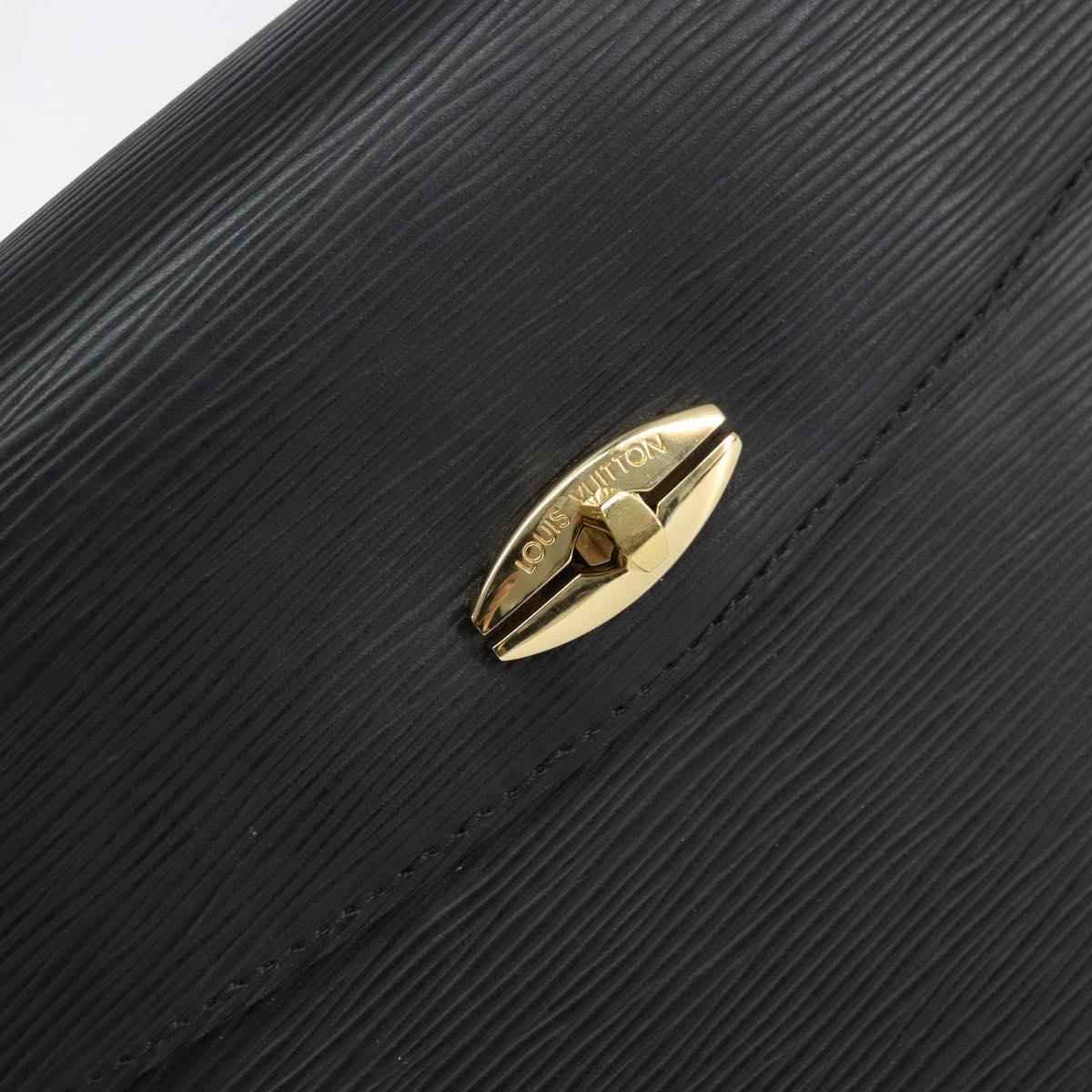 LOUIS VUITTON Epi Malesherbes Hand Bag Black M52372 LV Auth mr1661