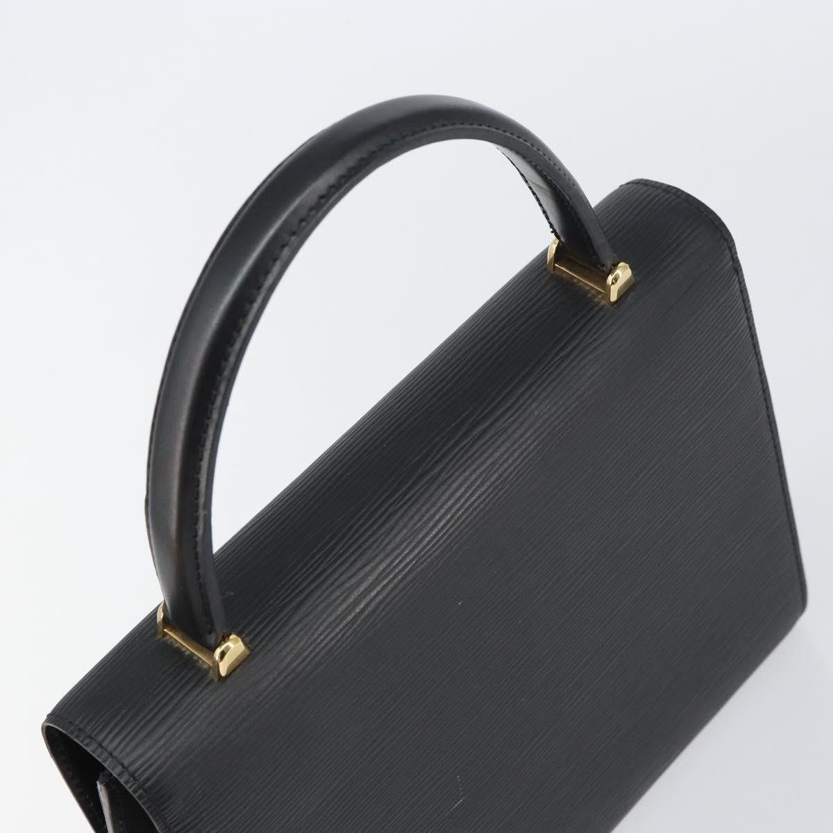 LOUIS VUITTON Epi Malesherbes Hand Bag Black M52372 LV Auth mr1661