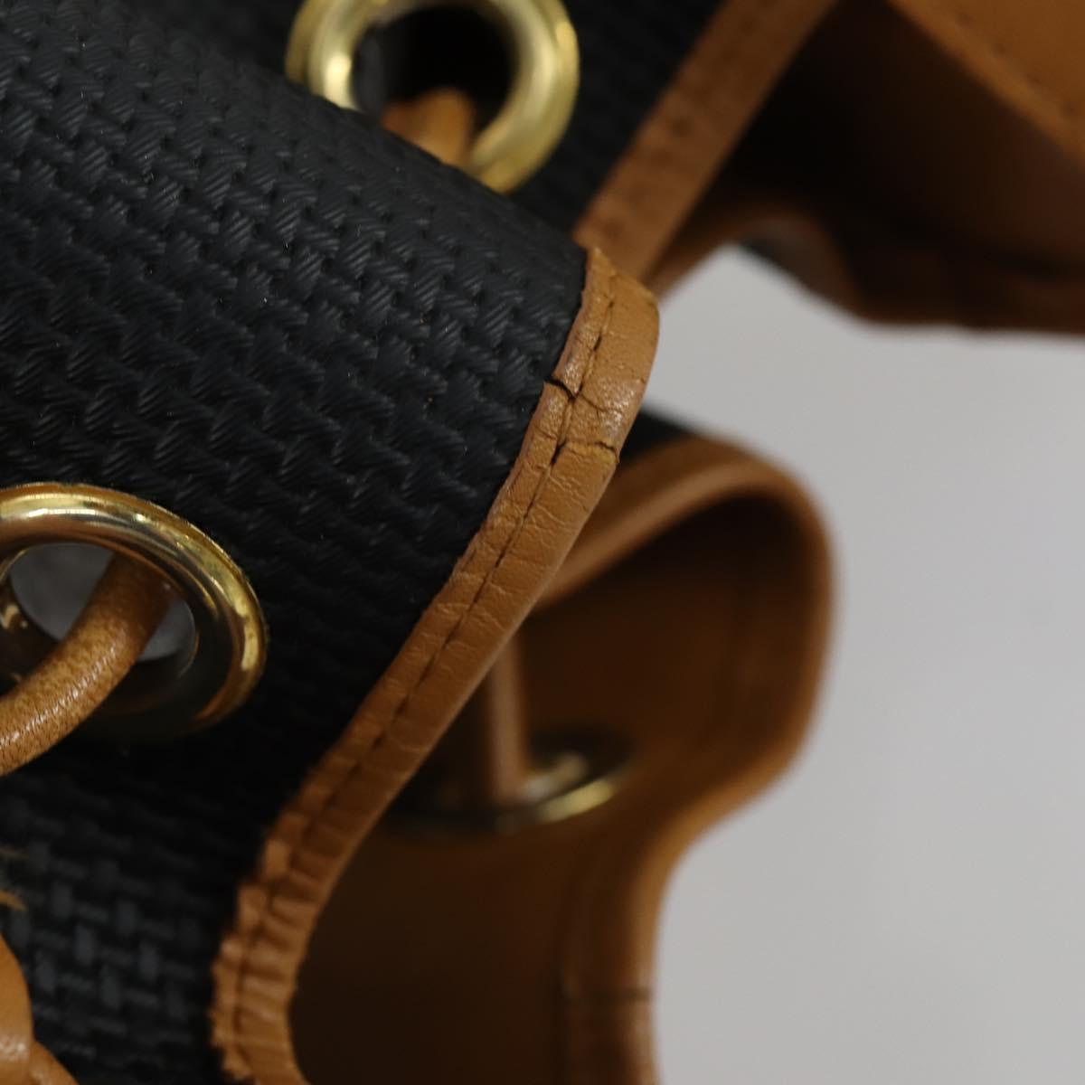 SAINT LAURENT Shoulder Bag Leather Brown Auth mr1683