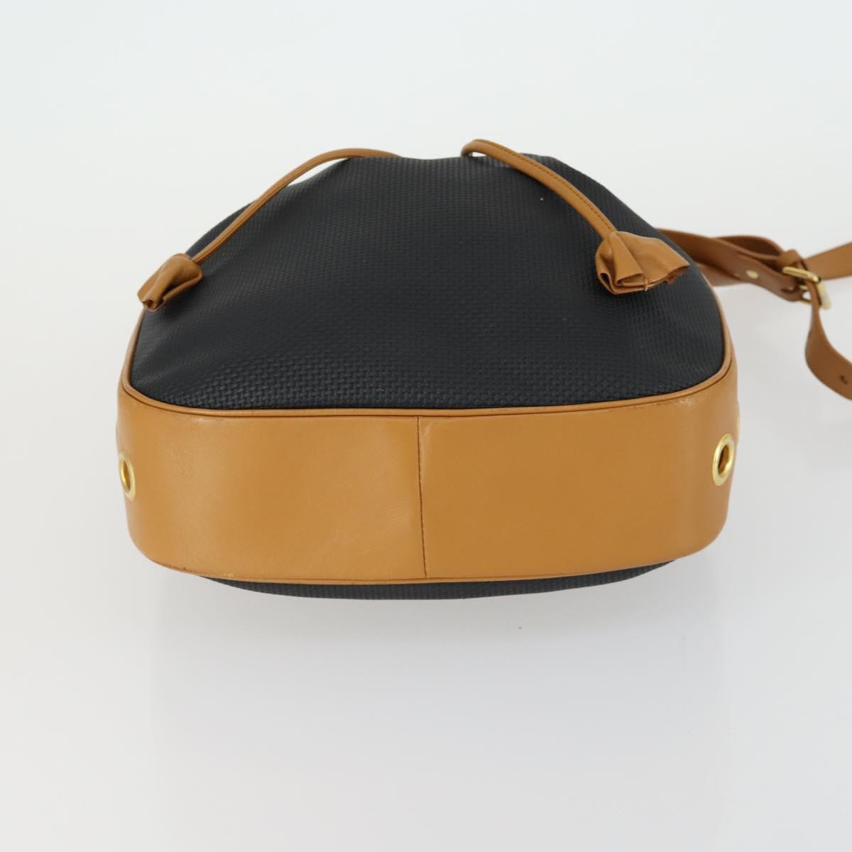 SAINT LAURENT Shoulder Bag Leather Brown Auth mr1683
