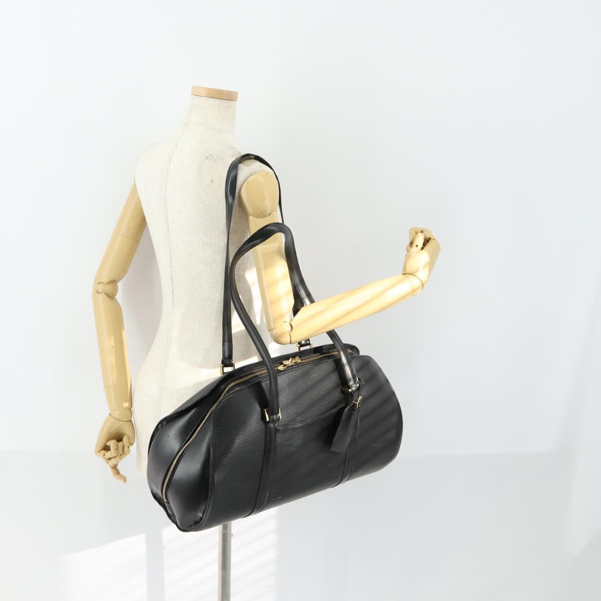 LOUIS VUITTON Epi Solferino Shoulder Bag Black M42862 LV Auth mr1711