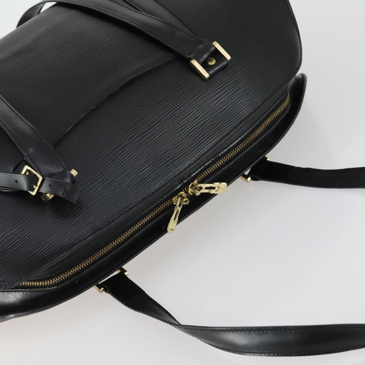 LOUIS VUITTON Epi Solferino Shoulder Bag Black M42862 LV Auth mr1711