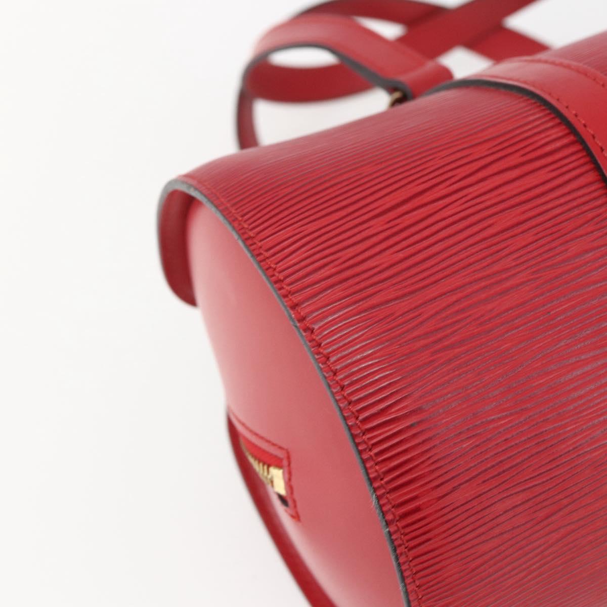 LOUIS VUITTON Epi Soufflot Hand Bag Red M52227 LV Auth mr1713V