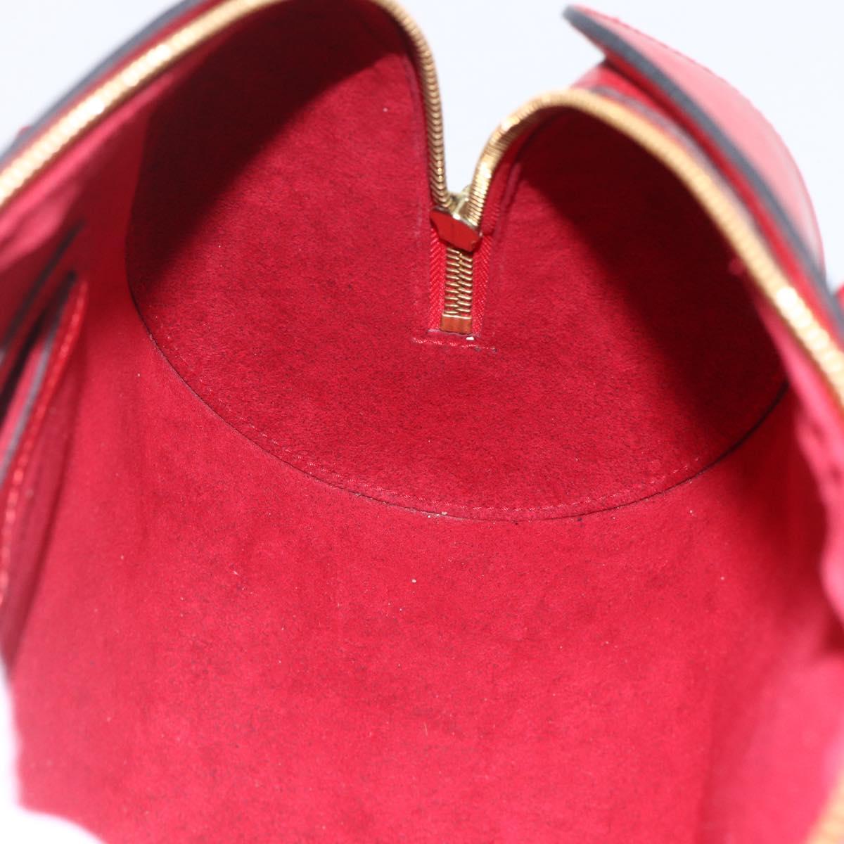 LOUIS VUITTON Epi Soufflot Hand Bag Red M52227 LV Auth mr1713V