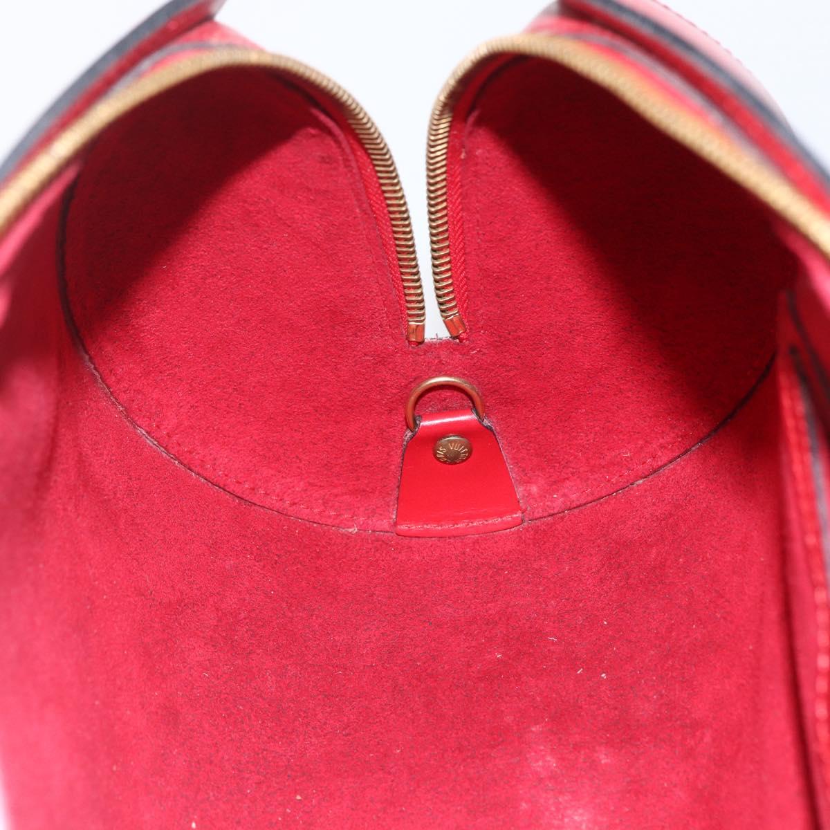 LOUIS VUITTON Epi Soufflot Hand Bag Red M52227 LV Auth mr1713V