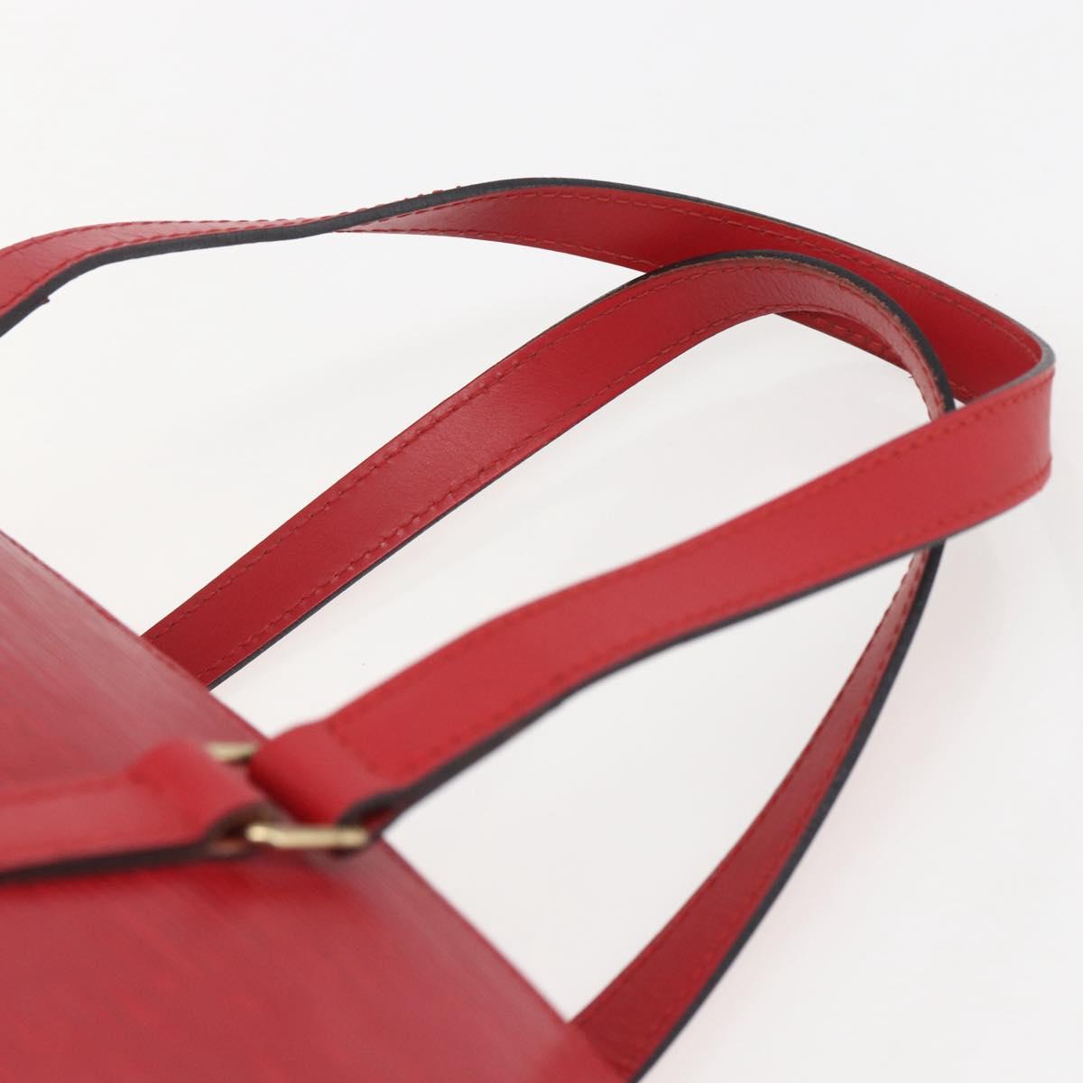 LOUIS VUITTON Epi Soufflot Hand Bag Red M52227 LV Auth mr1713V