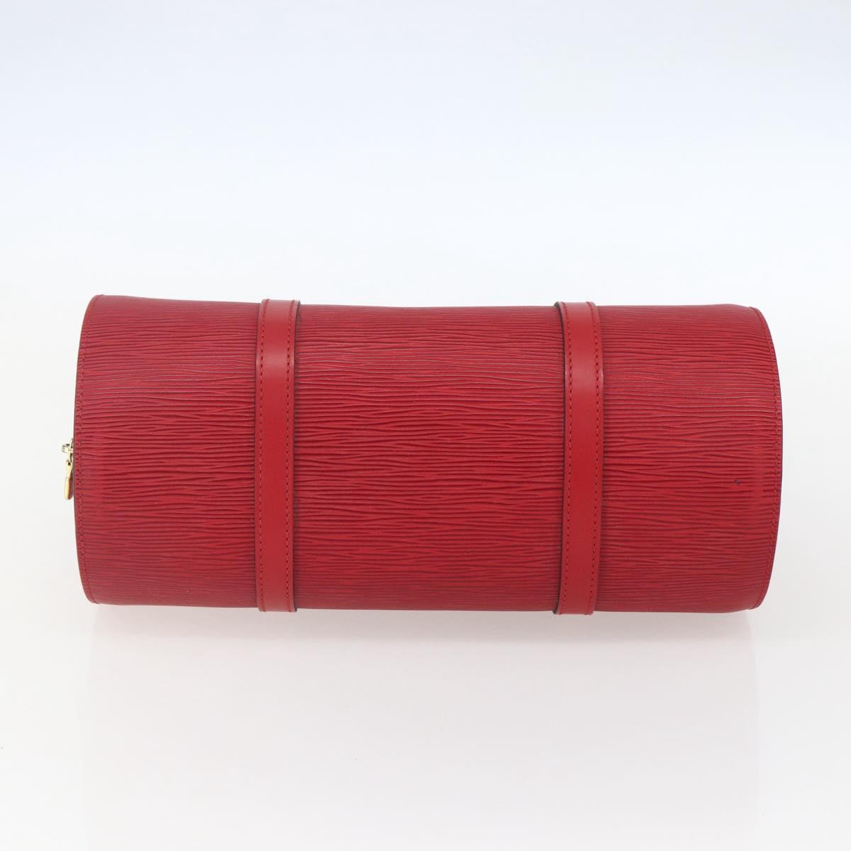 LOUIS VUITTON Epi Soufflot Hand Bag Red M52227 LV Auth mr1713V