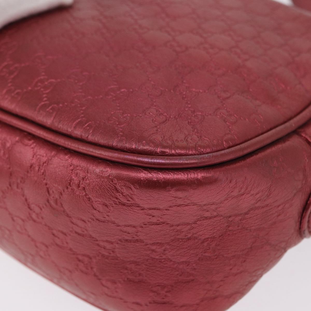 GUCCI Micro Guccissima Shoulder Bag Gold Cherry 309538 Auth mr1740