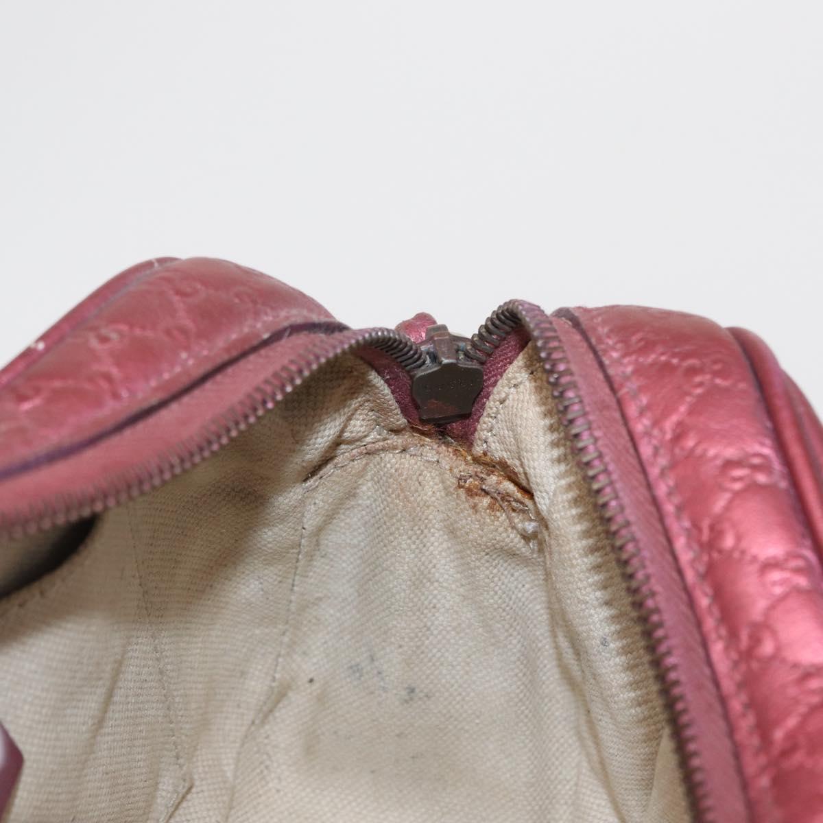GUCCI Micro Guccissima Shoulder Bag Gold Cherry 309538 Auth mr1740