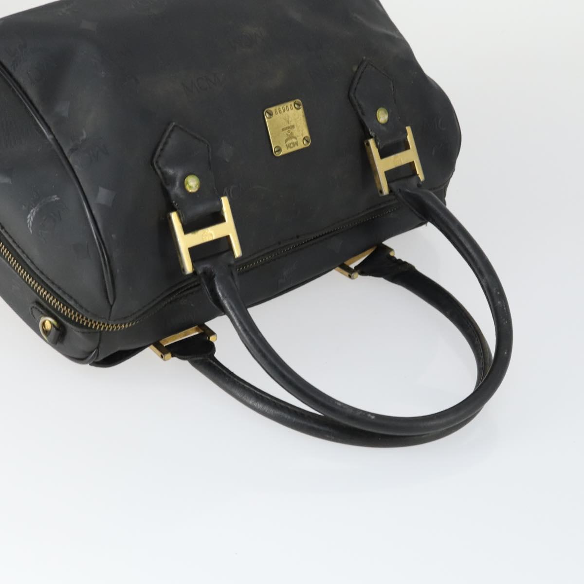 MCM Vicetos Logogram Shoulder Bag PVC Leather 4 Set Brown Black Auth mr1756