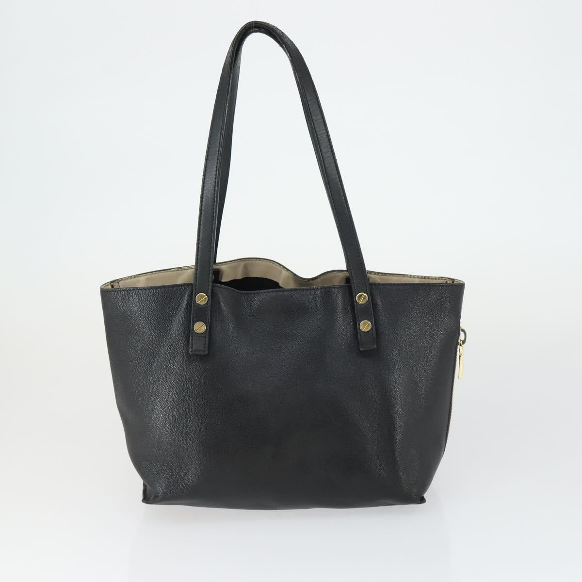 Chloe Hand Bag Leather 3 Set Beige Blue black Auth mr1757