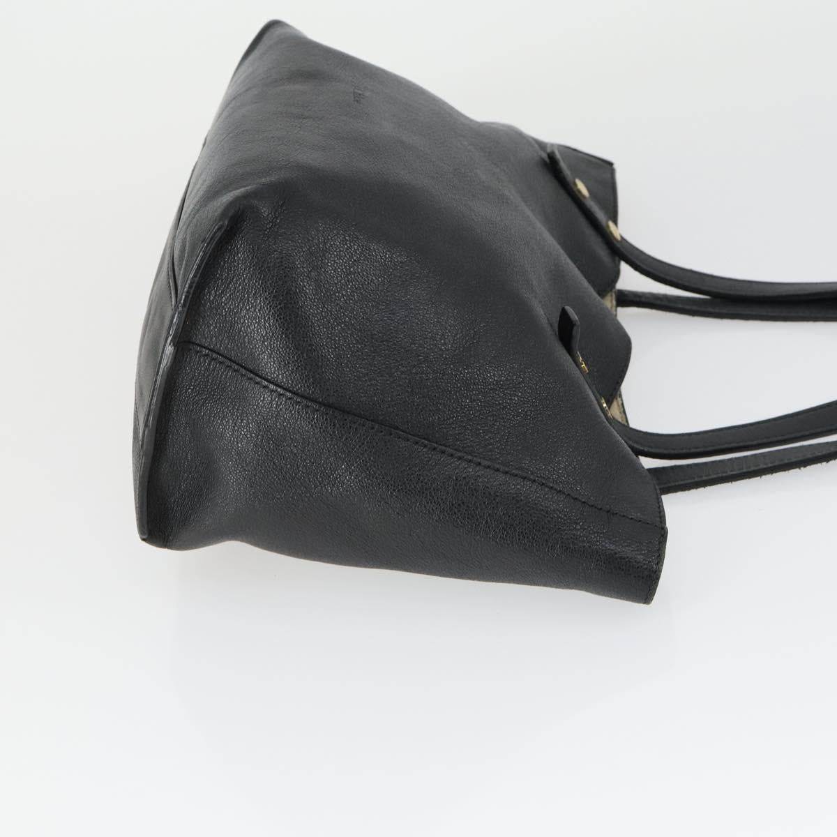 Chloe Hand Bag Leather 3 Set Beige Blue black Auth mr1757