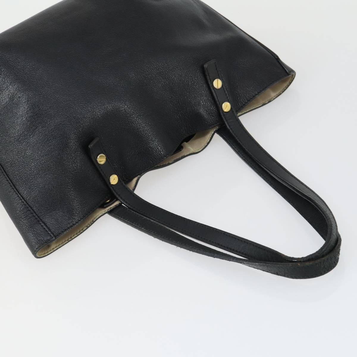 Chloe Hand Bag Leather 3 Set Beige Blue black Auth mr1757