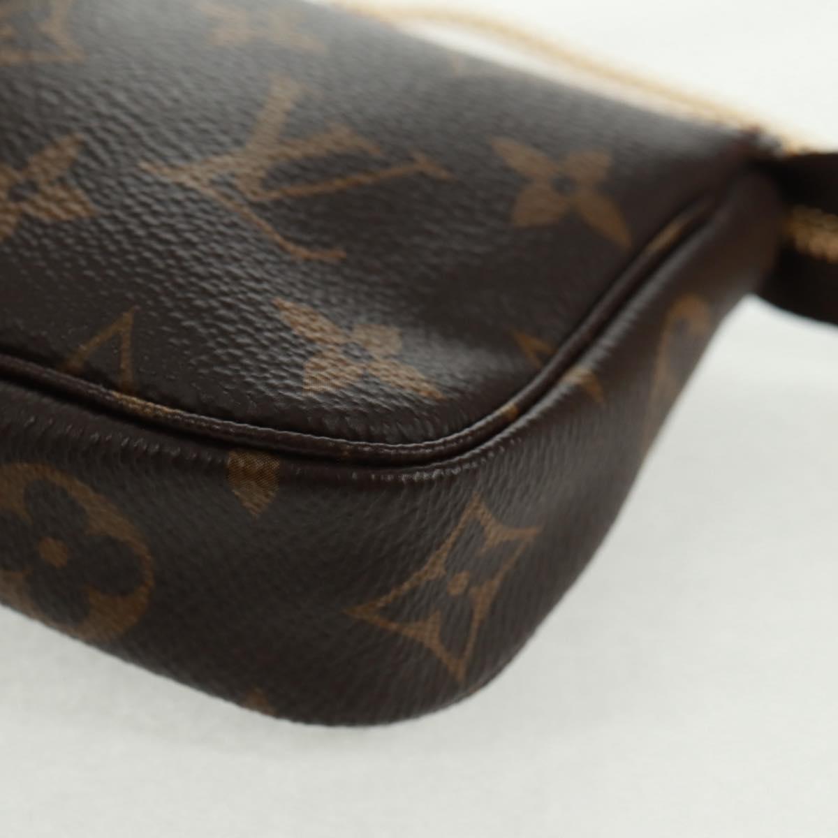 LOUIS VUITTON Monogram Mini Pochette Accessoires Pouch M58009 LV Auth mr1787V