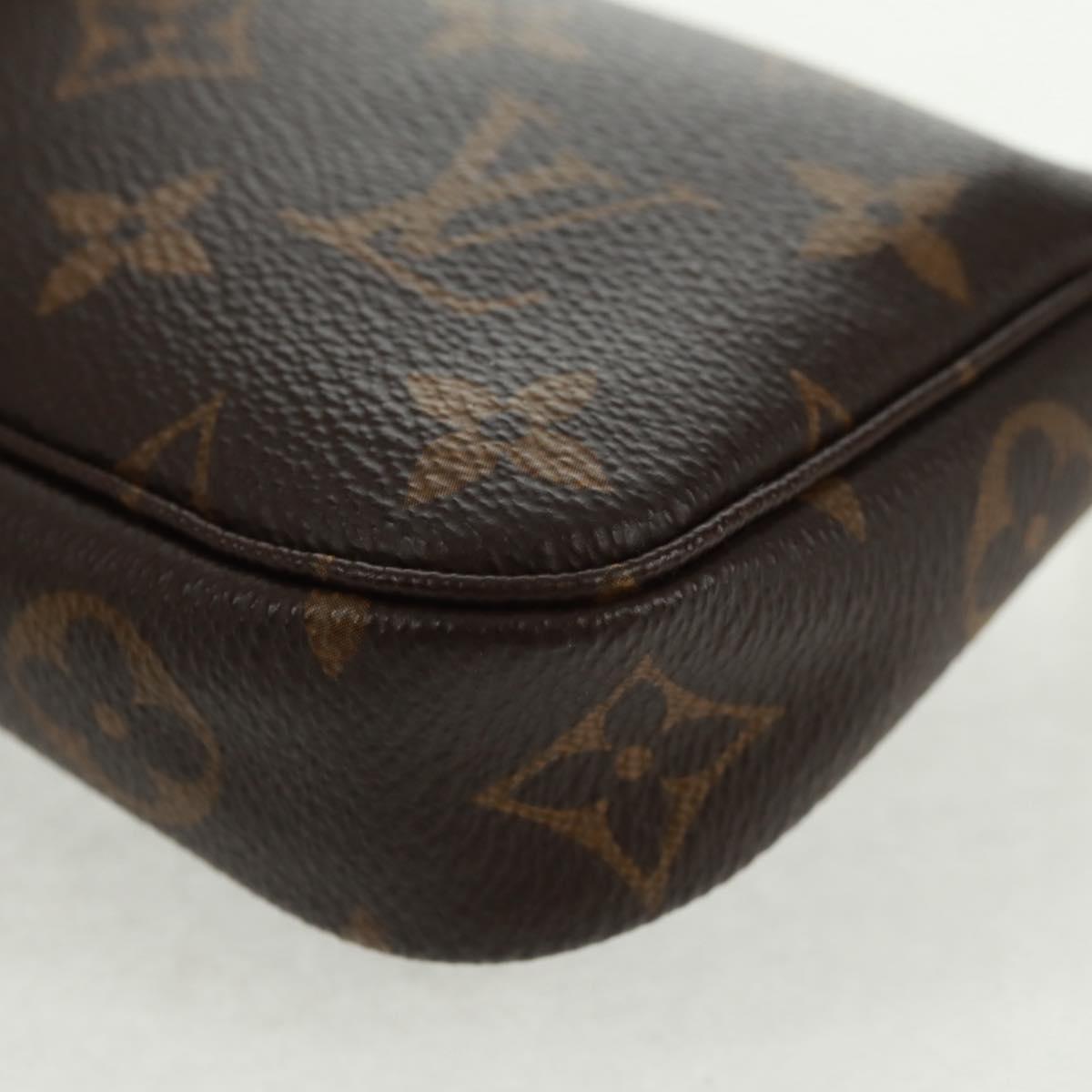 LOUIS VUITTON Monogram Mini Pochette Accessoires Pouch M58009 LV Auth mr1787V