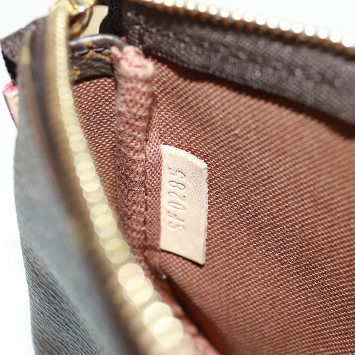 LOUIS VUITTON Monogram Mini Pochette Accessoires Pouch M58009 LV Auth mr1787V