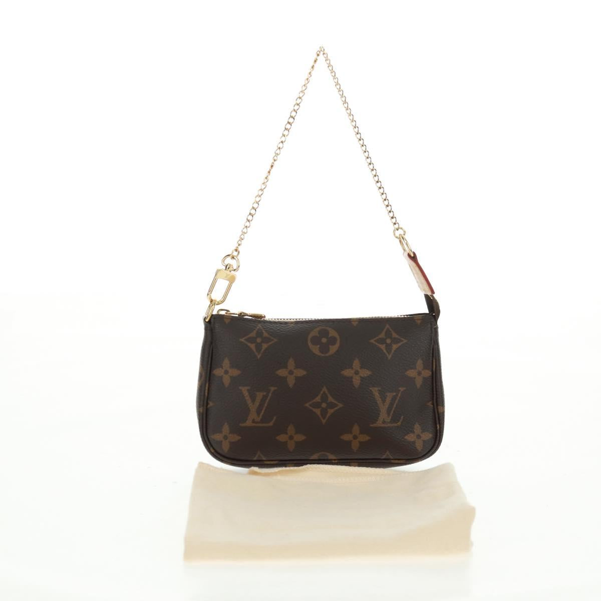 LOUIS VUITTON Monogram Mini Pochette Accessoires Pouch M58009 LV Auth mr1787V