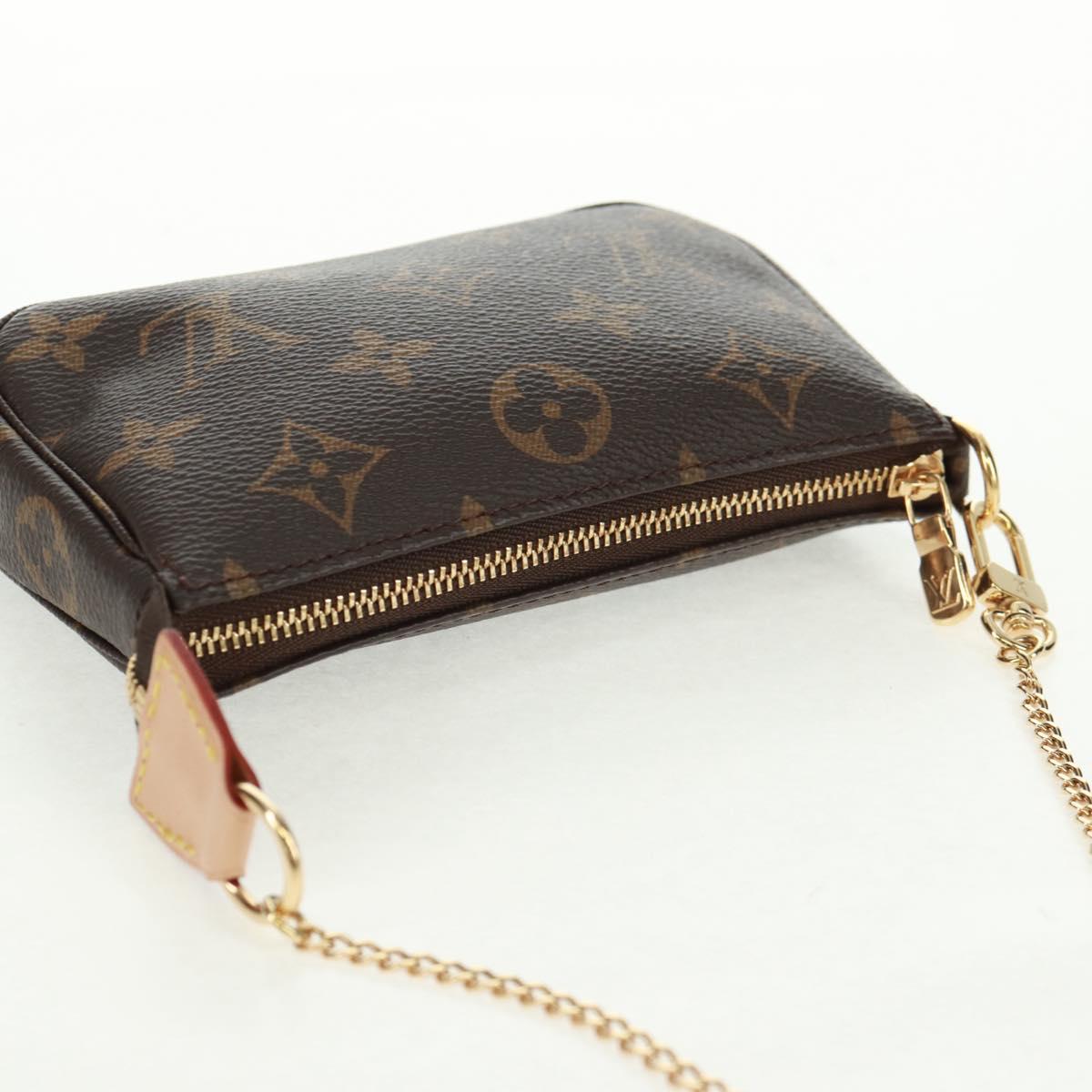 LOUIS VUITTON Monogram Mini Pochette Accessoires Pouch M58009 LV Auth mr1787V