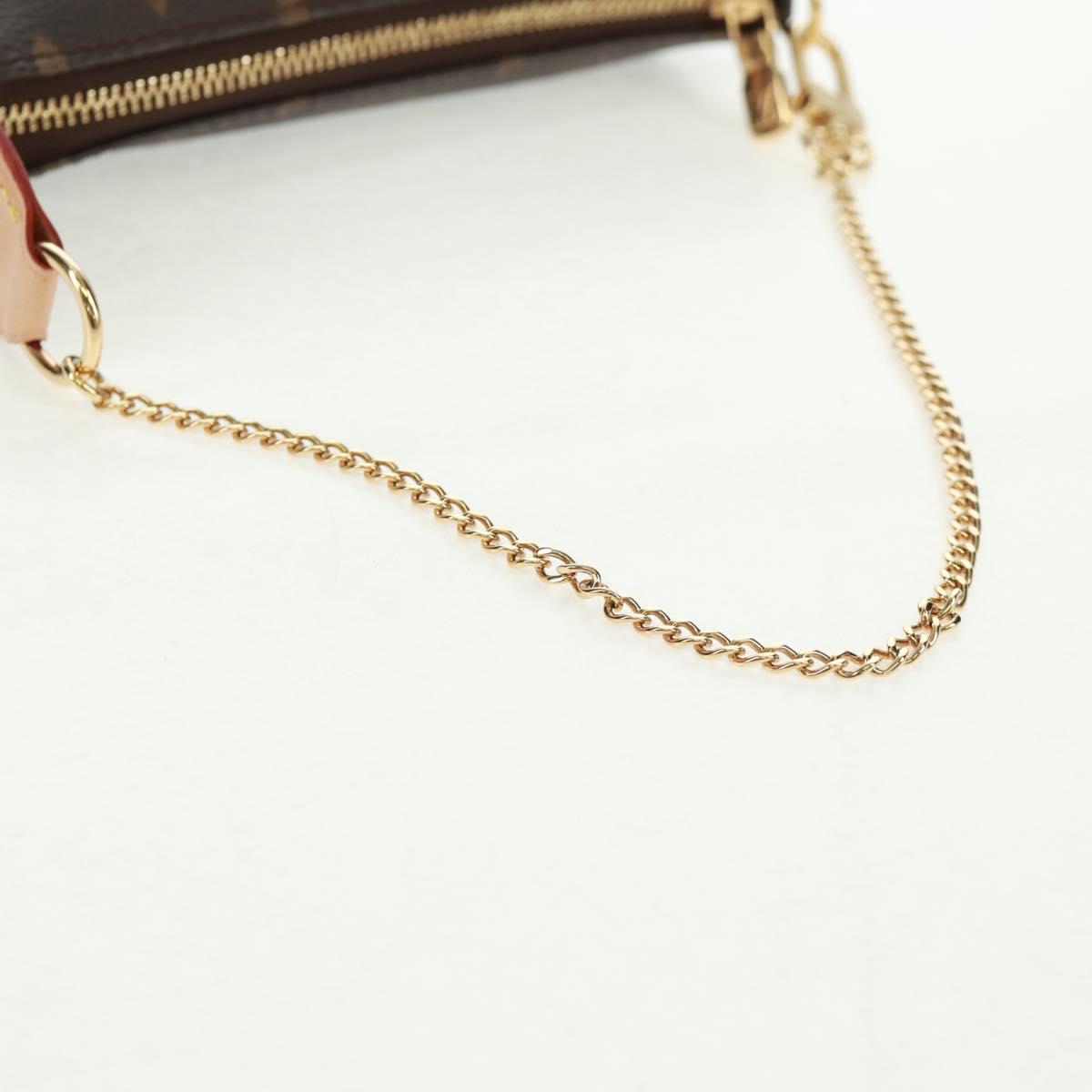 LOUIS VUITTON Monogram Mini Pochette Accessoires Pouch M58009 LV Auth mr1787V
