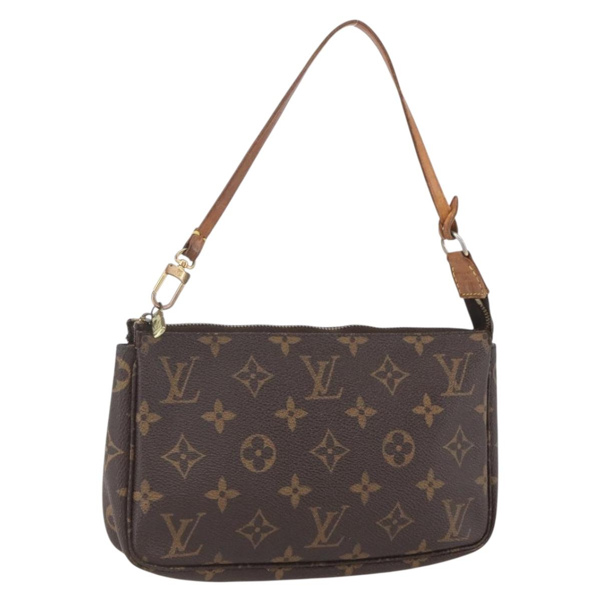LOUIS VUITTON Monogram Pochette Accessoires Pouch M51980 LV Auth mr1809