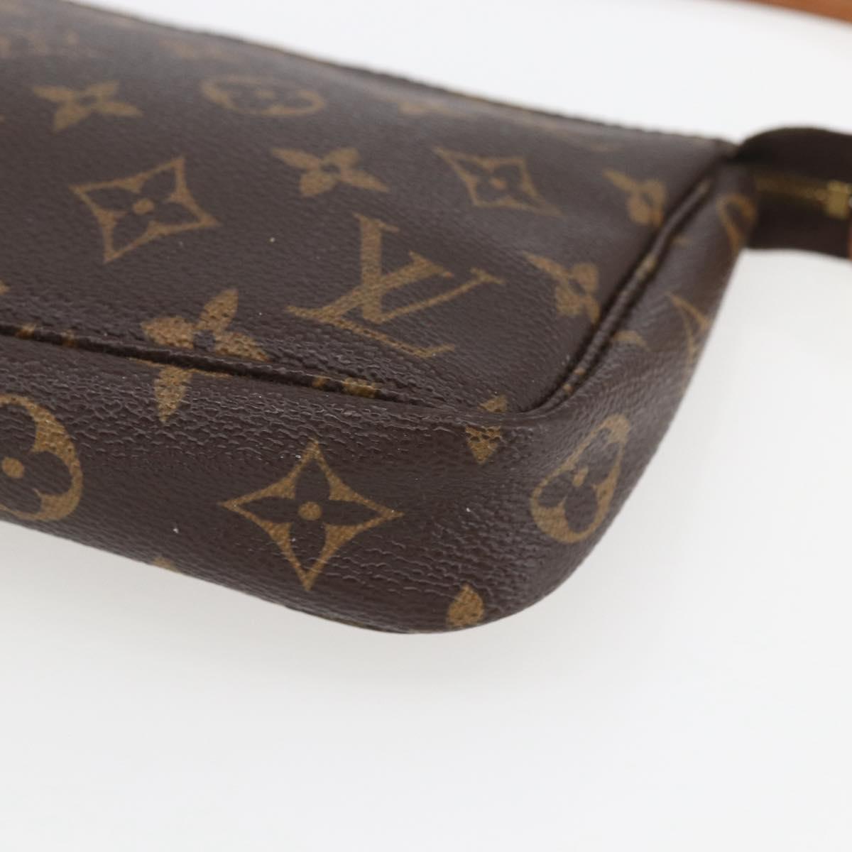 LOUIS VUITTON Monogram Pochette Accessoires Pouch M51980 LV Auth mr1809