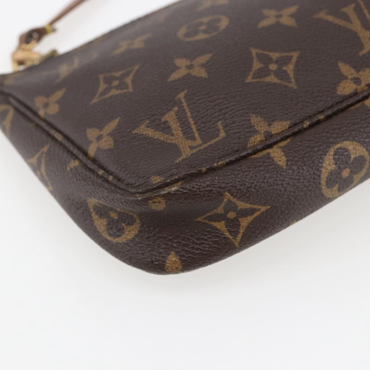 LOUIS VUITTON Monogram Pochette Accessoires Pouch M51980 LV Auth mr1809