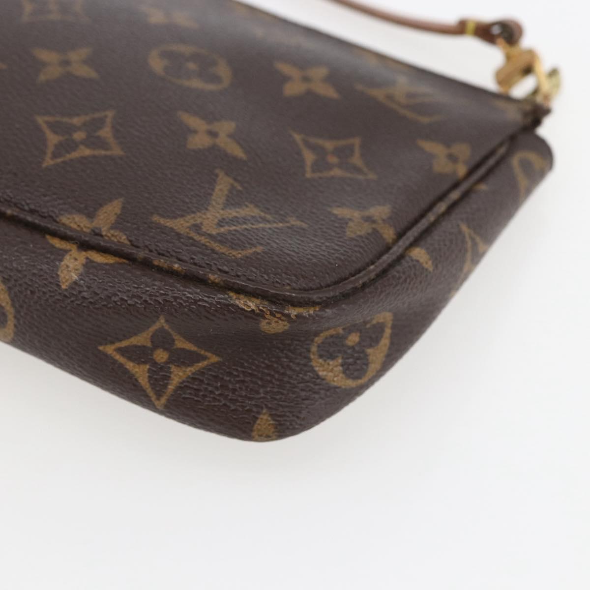 LOUIS VUITTON Monogram Pochette Accessoires Pouch M51980 LV Auth mr1809