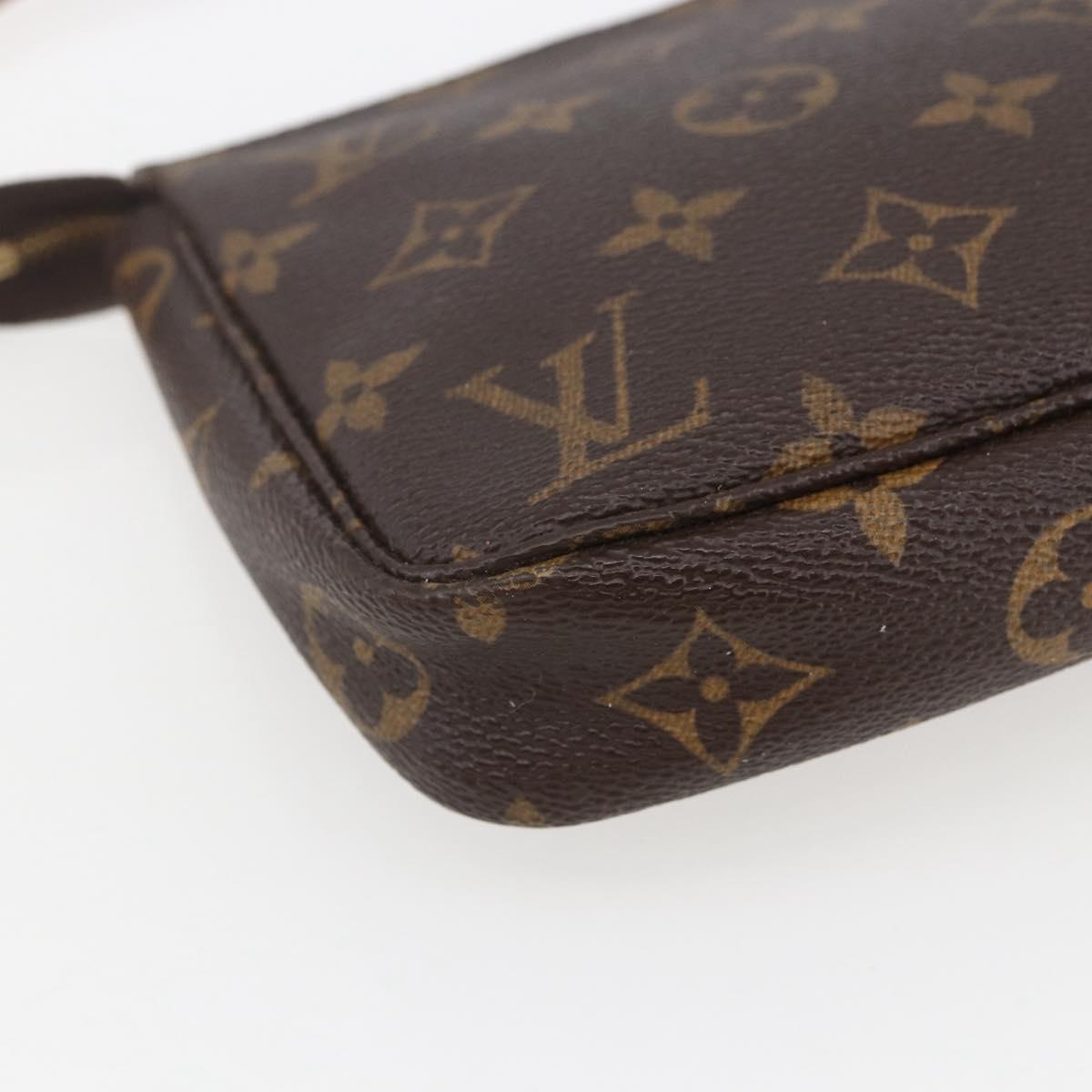 LOUIS VUITTON Monogram Pochette Accessoires Pouch M51980 LV Auth mr1809