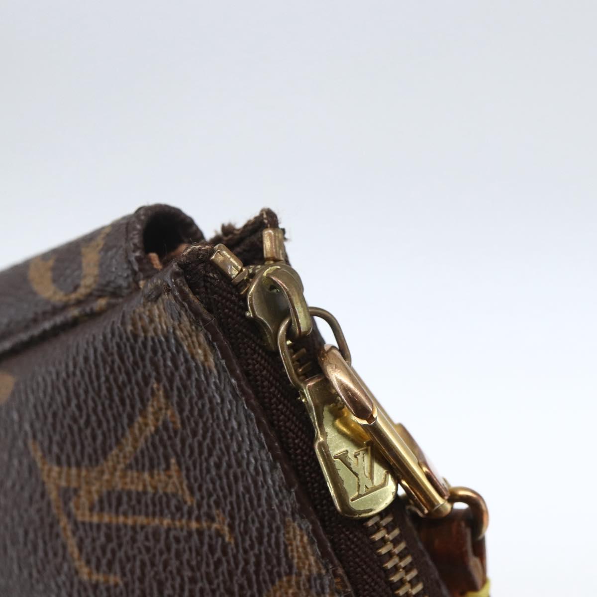 LOUIS VUITTON Monogram Pochette Accessoires Pouch M51980 LV Auth mr1809