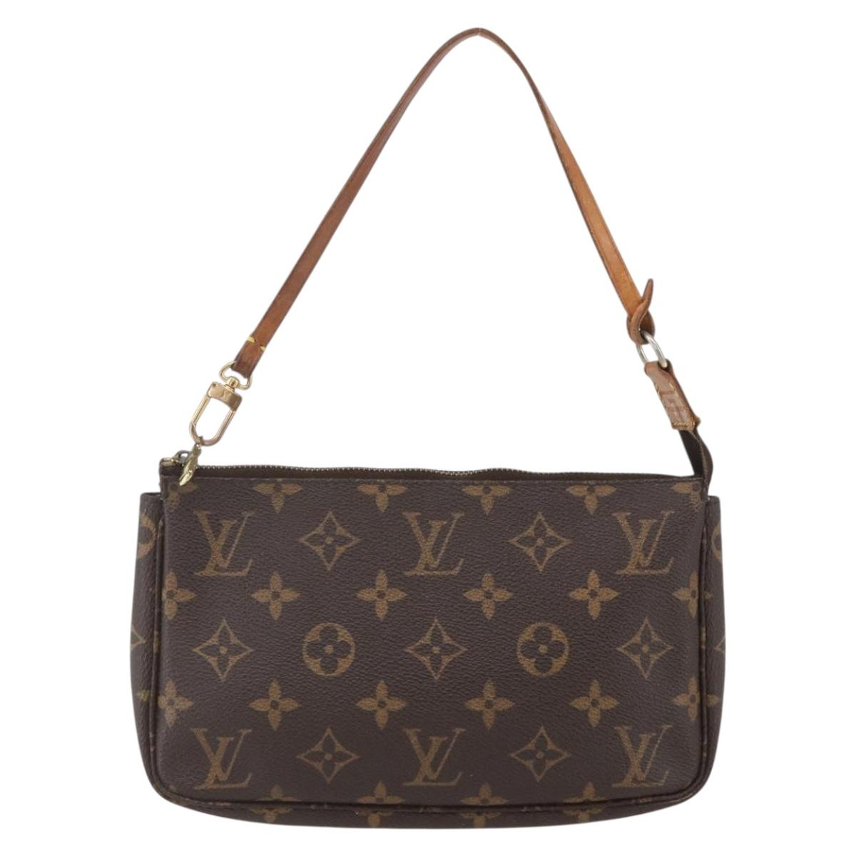 LOUIS VUITTON Monogram Pochette Accessoires Pouch M51980 LV Auth mr1809