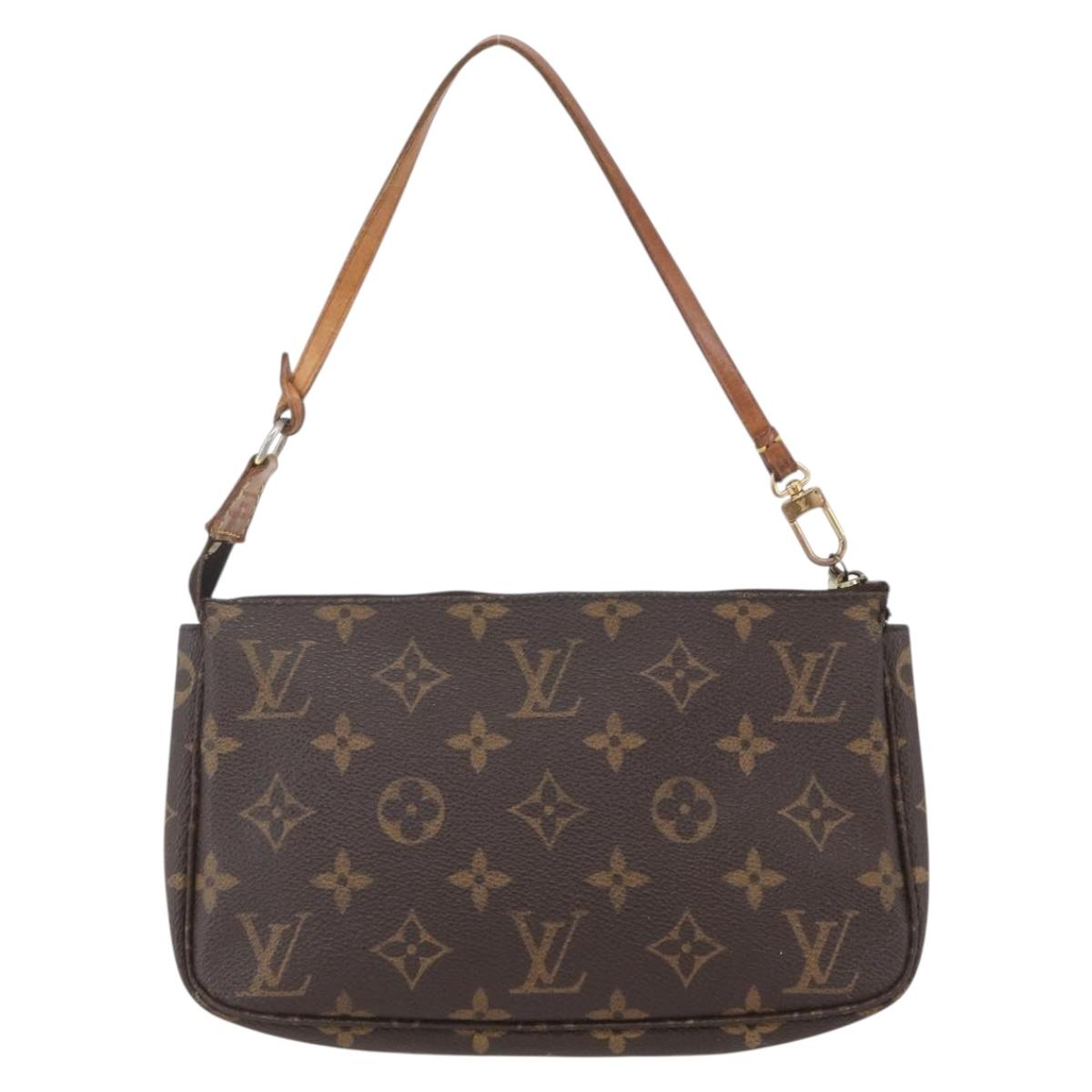 LOUIS VUITTON Monogram Pochette Accessoires Pouch M51980 LV Auth mr1809