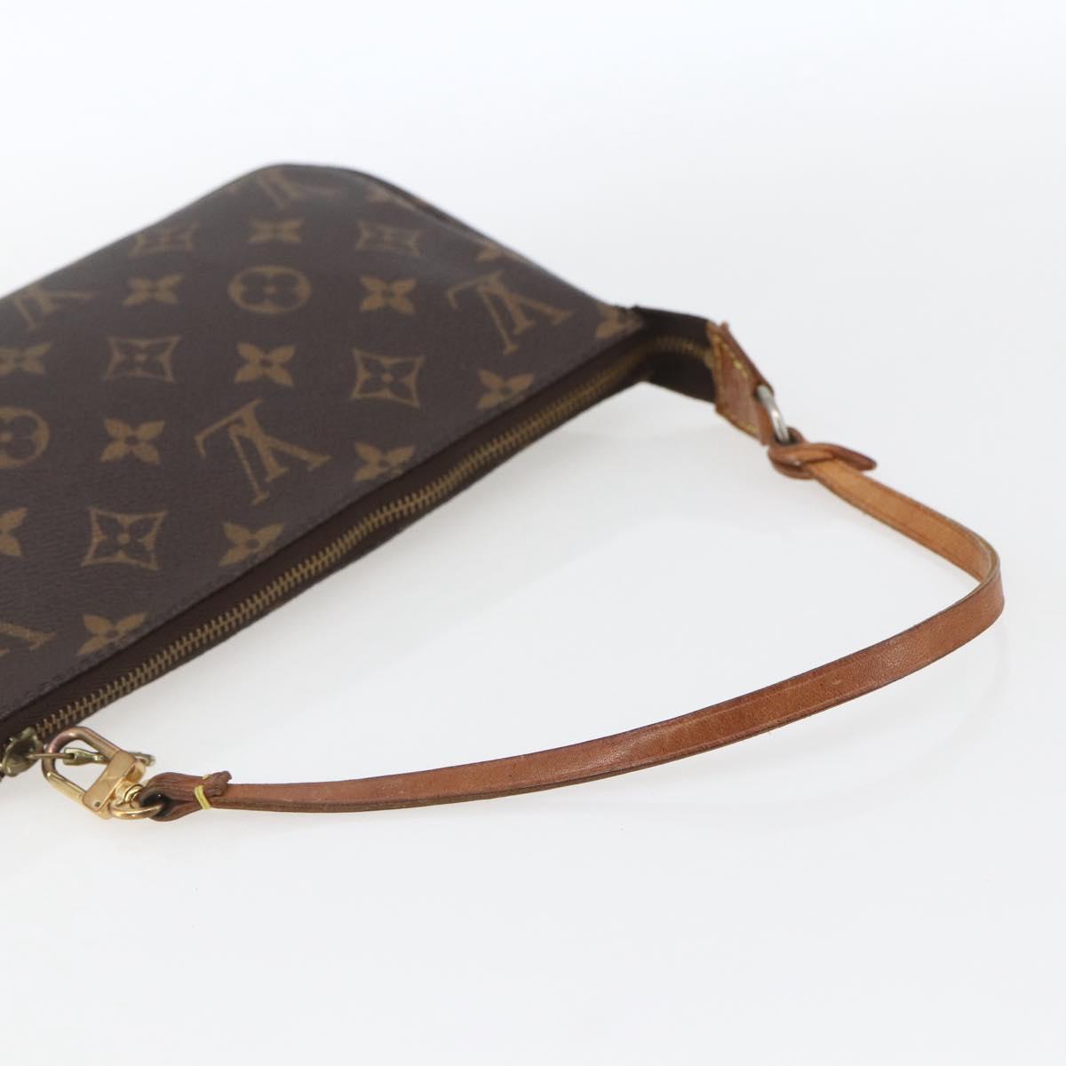 LOUIS VUITTON Monogram Pochette Accessoires Pouch M51980 LV Auth mr1809