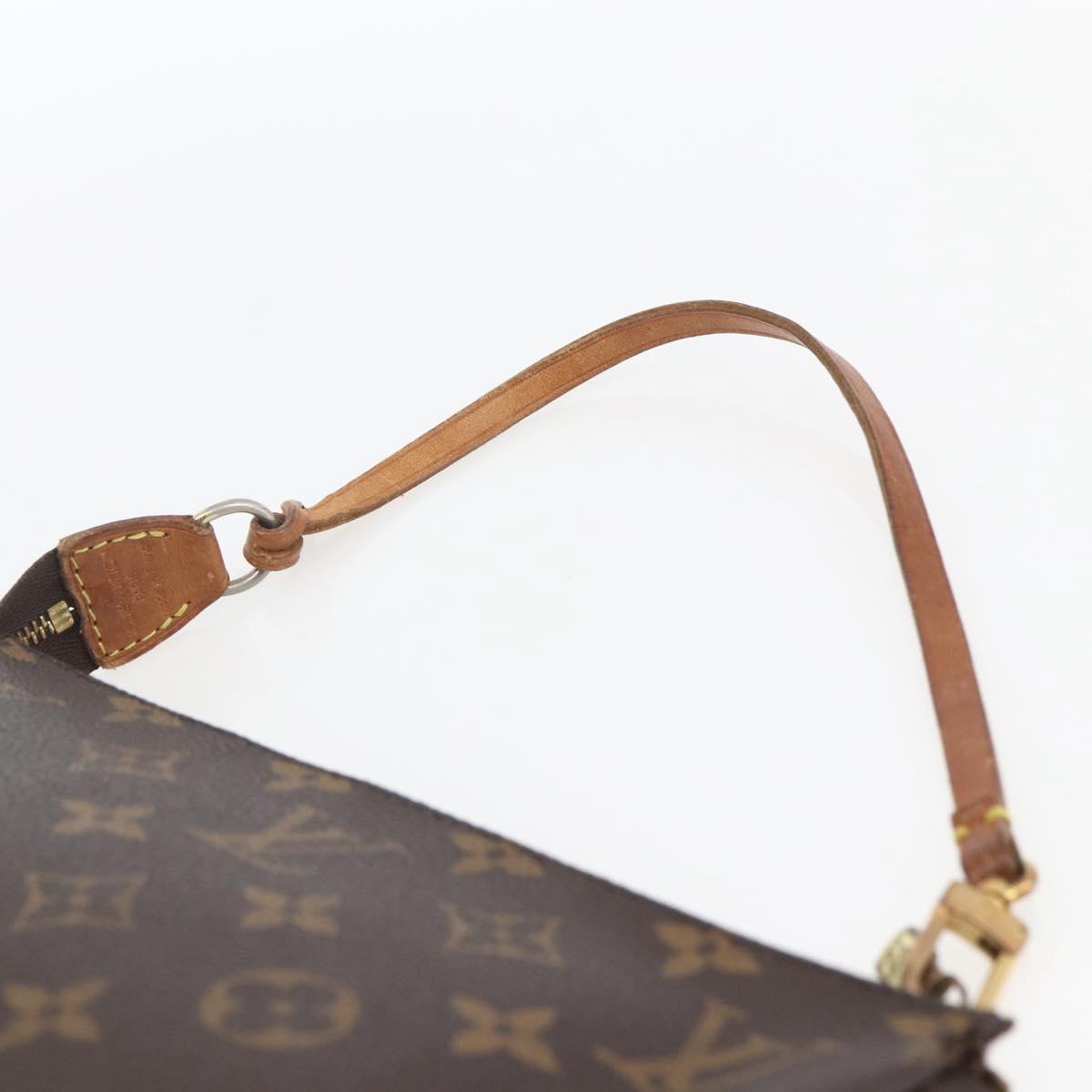 LOUIS VUITTON Monogram Pochette Accessoires Pouch M51980 LV Auth mr1809