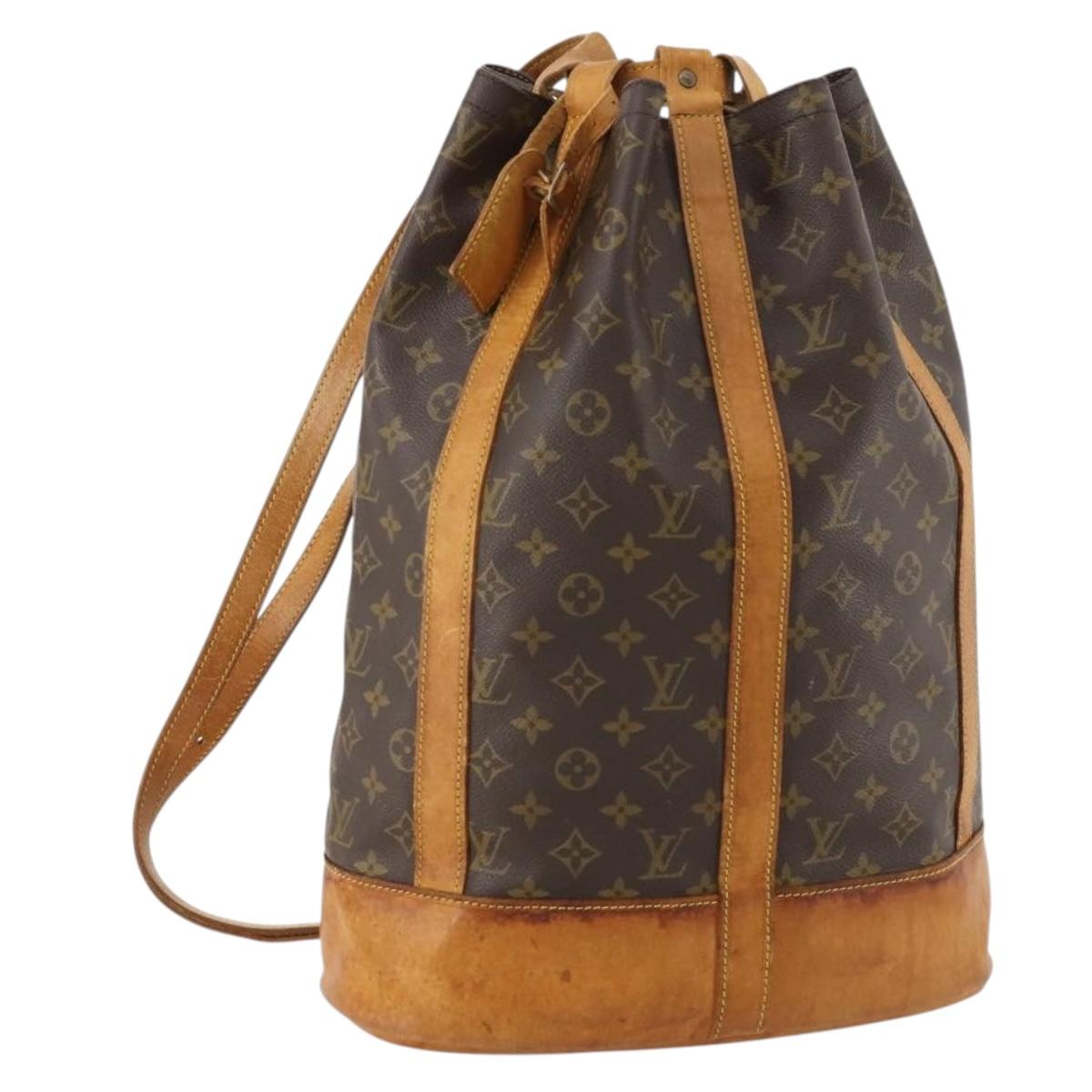 LOUIS VUITTON Monogram Randonnee GM Shoulder Bag M42244 LV Auth mr1862