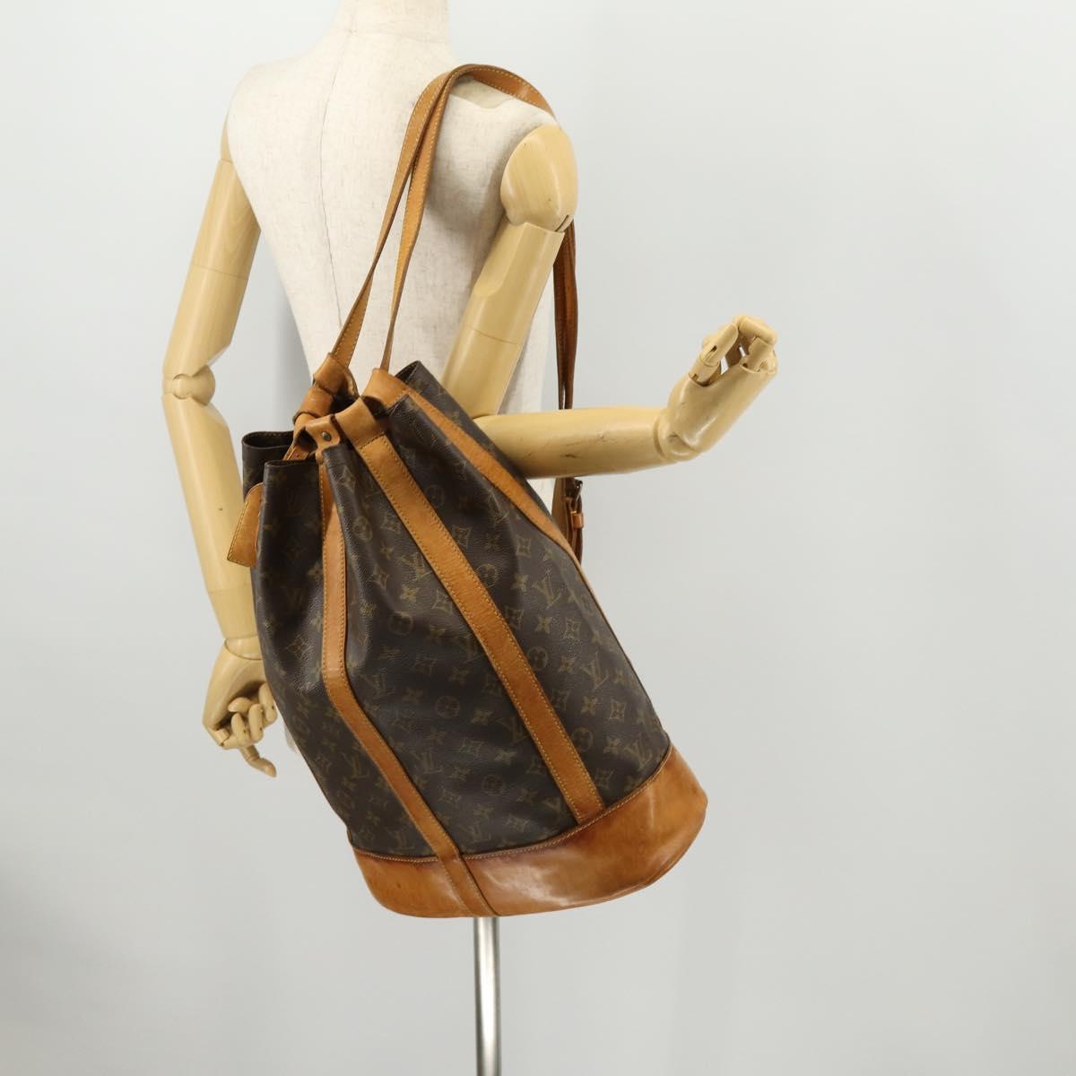 LOUIS VUITTON Monogram Randonnee GM Shoulder Bag M42244 LV Auth mr1862