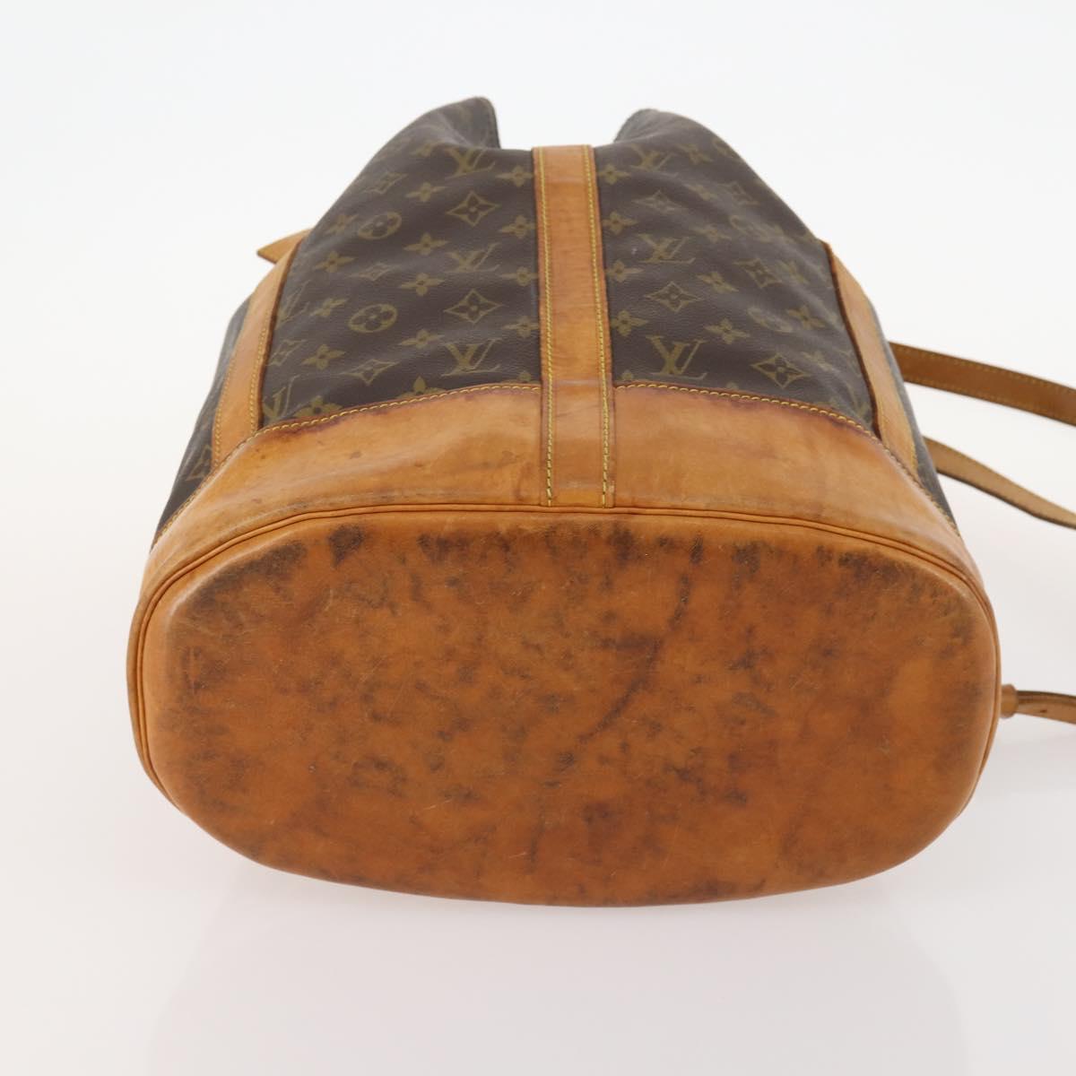 LOUIS VUITTON Monogram Randonnee GM Shoulder Bag M42244 LV Auth mr1862