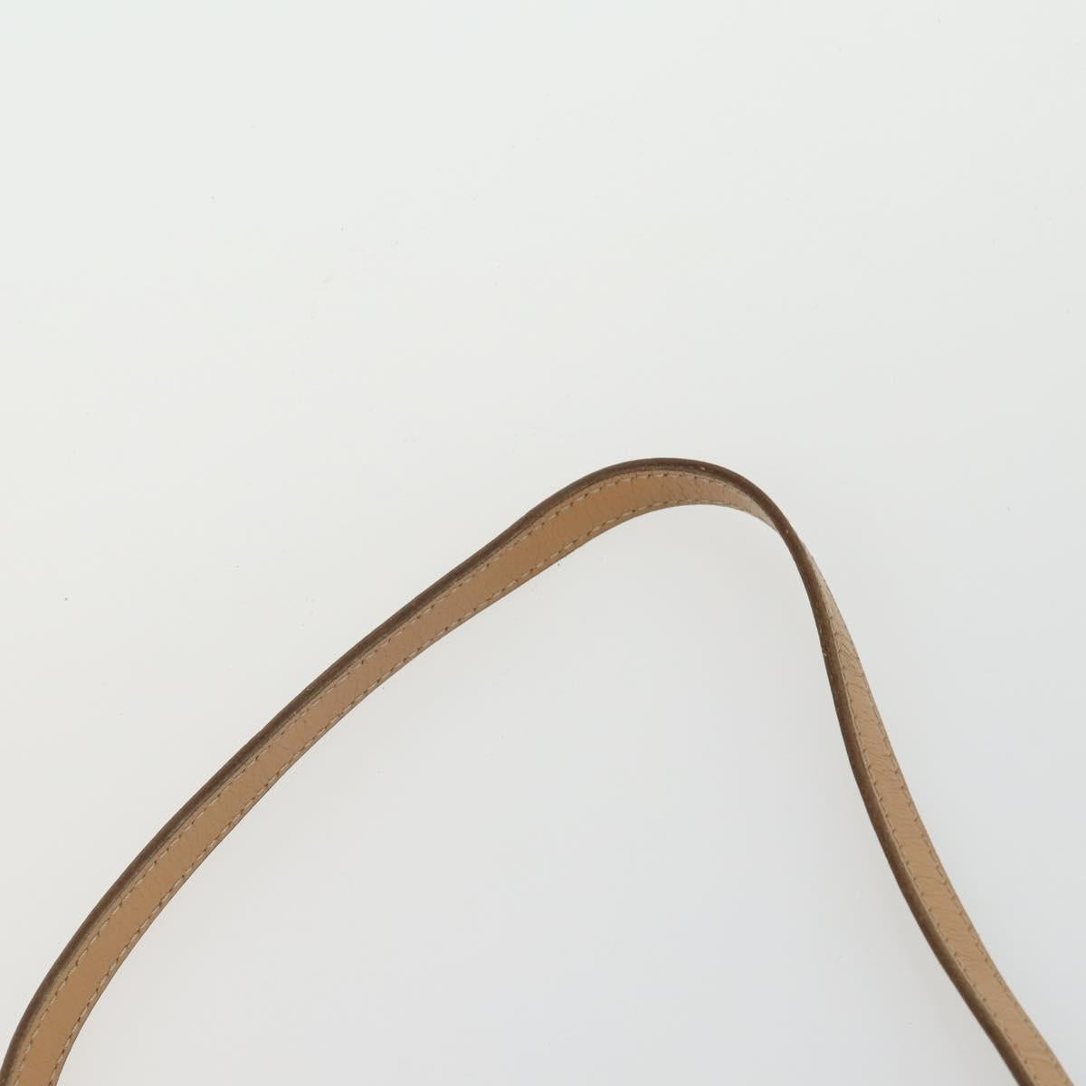 CELINE Macadam Canvas Shoulder Bag PVC Leather 3 Set Brown Beige Auth mr1885