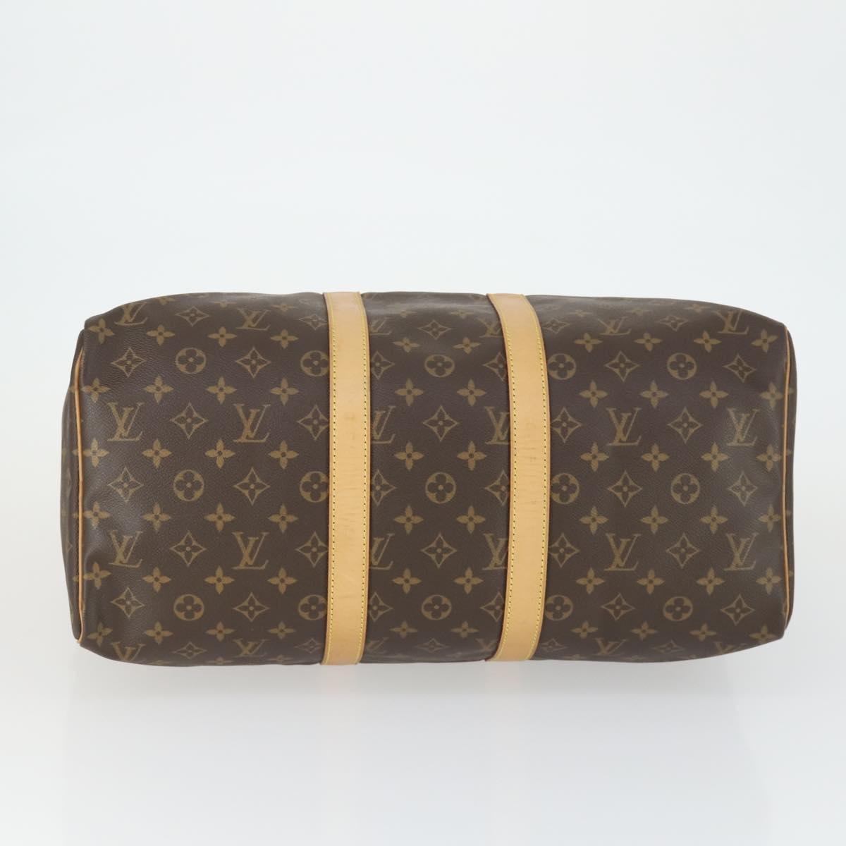 LOUIS VUITTON Monogram Keepall 45 Boston Bag M41428 LV Auth mr1913