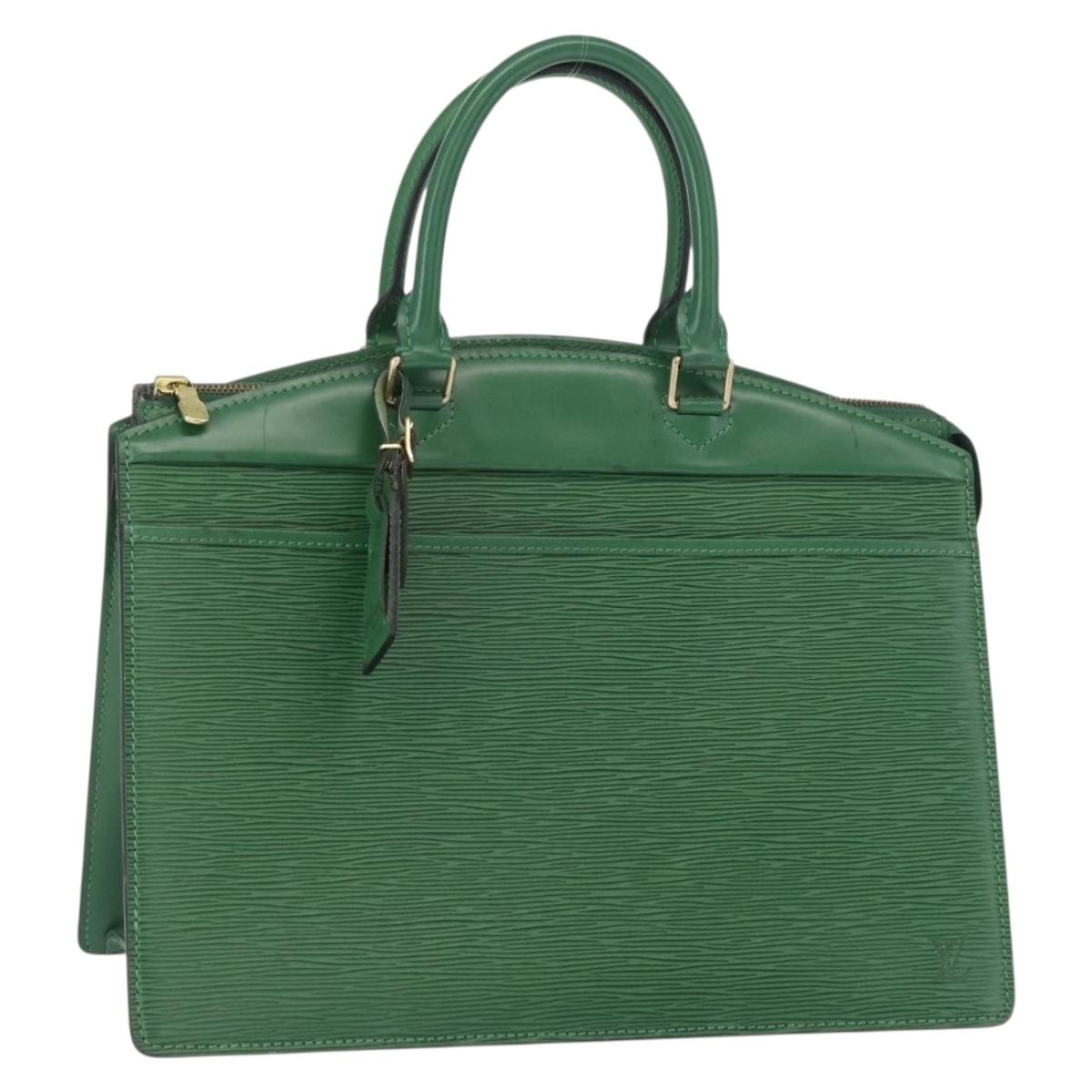 LOUIS VUITTON Epi Riviera Hand Bag Green M48184 LV Auth mr1931
