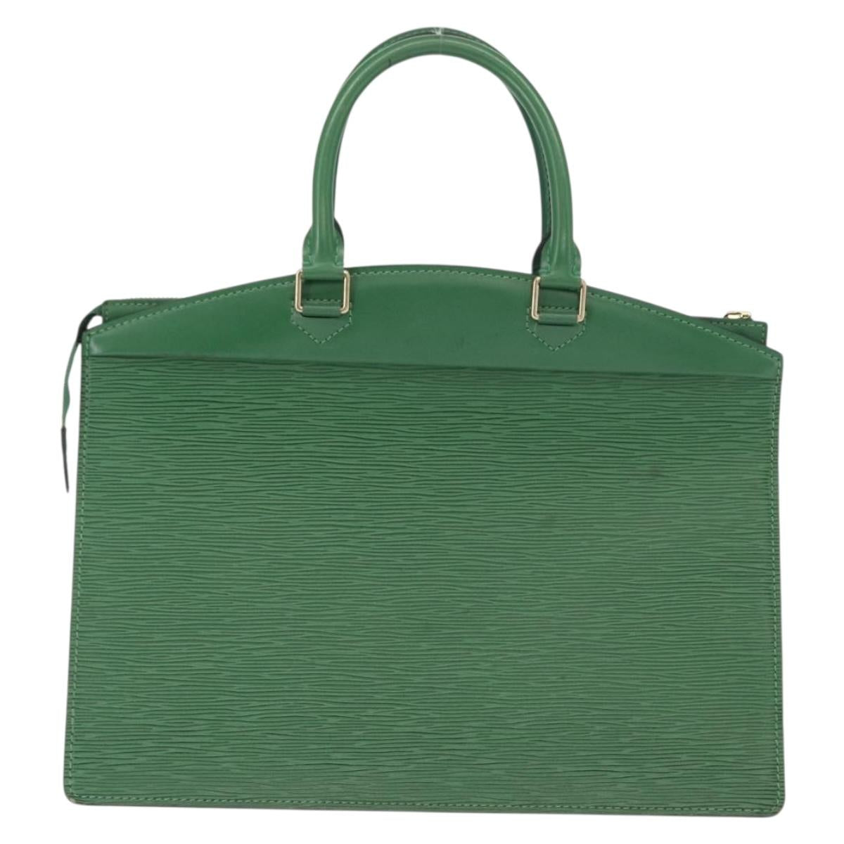 LOUIS VUITTON Epi Riviera Hand Bag Green M48184 LV Auth mr1931