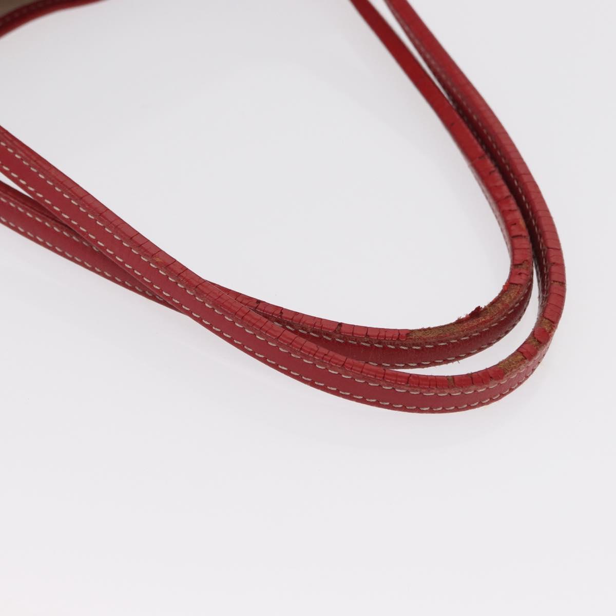 GOYARD Herringbone Saint Louis GM Tote Bag PVC Red Auth mr1936