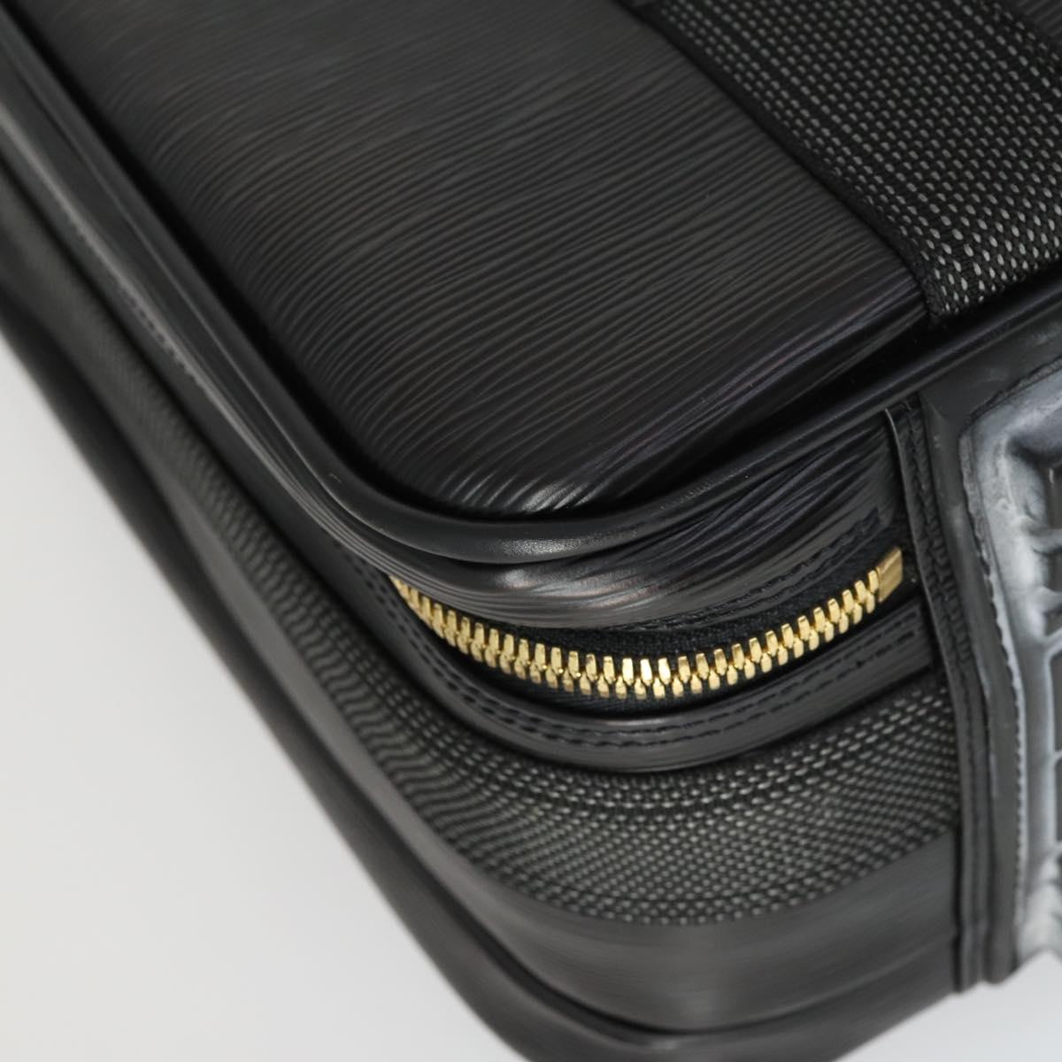 LOUIS VUITTON Epi Satellite 53 Trunk SPO Black LV Auth mr1937V