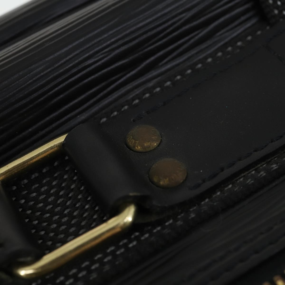 LOUIS VUITTON Epi Satellite 53 Trunk SPO Black LV Auth mr1937V