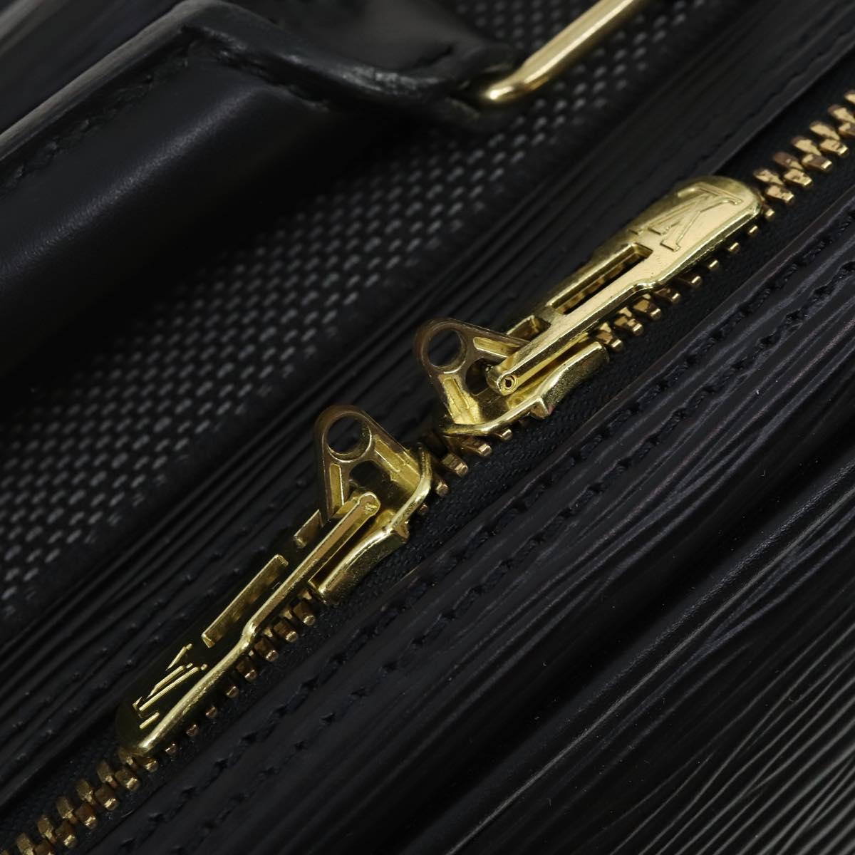 LOUIS VUITTON Epi Satellite 53 Trunk SPO Black LV Auth mr1937V