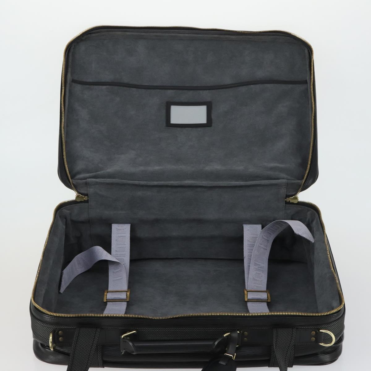 LOUIS VUITTON Epi Satellite 53 Trunk SPO Black LV Auth mr1937V