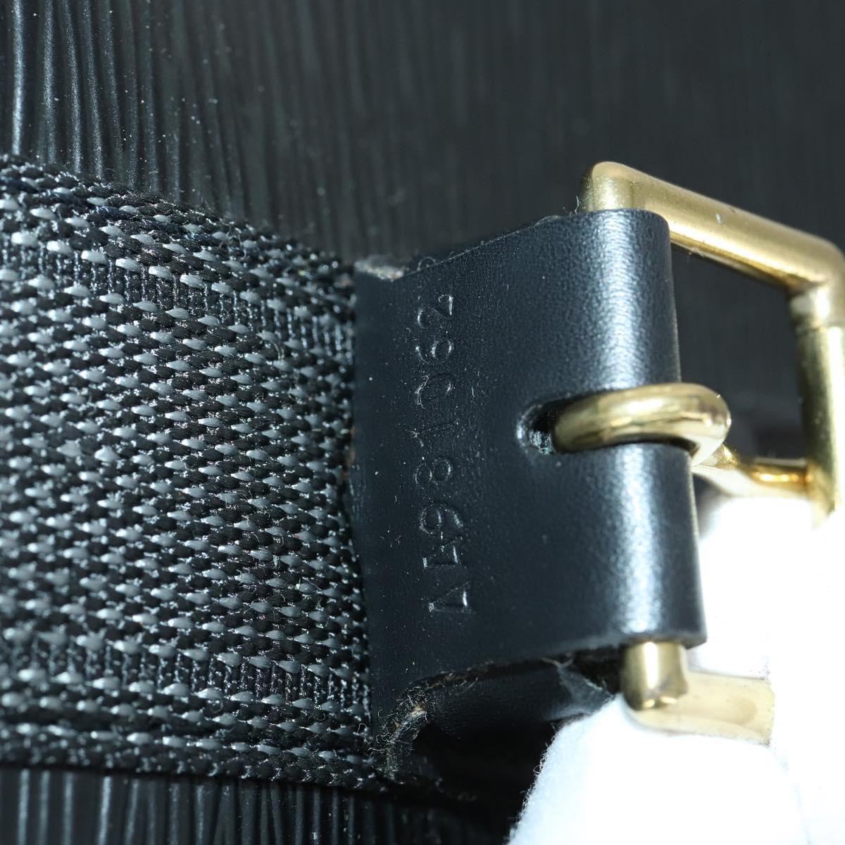 LOUIS VUITTON Epi Satellite 53 Trunk SPO Black LV Auth mr1937V
